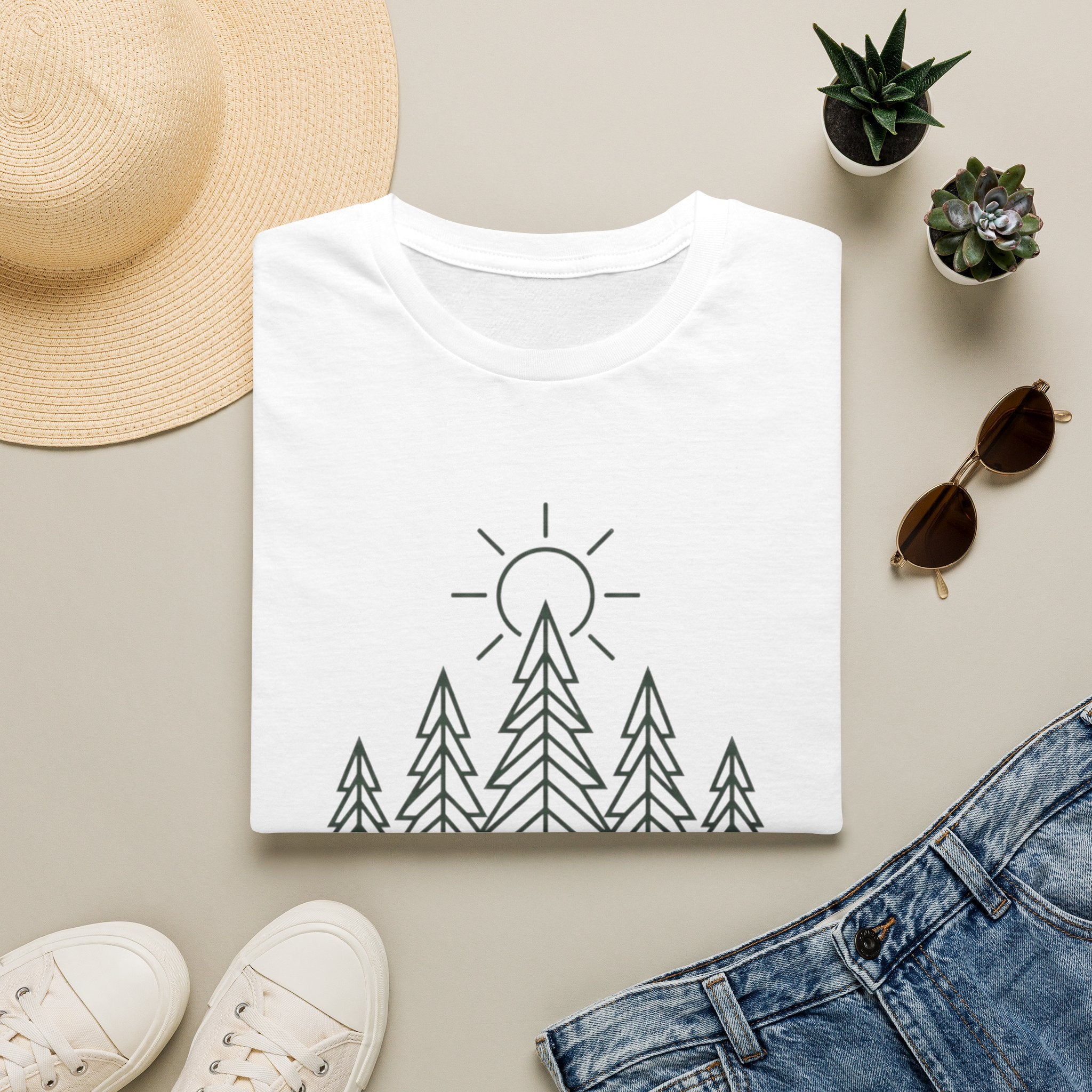 Linienlandschaft T-Shirt