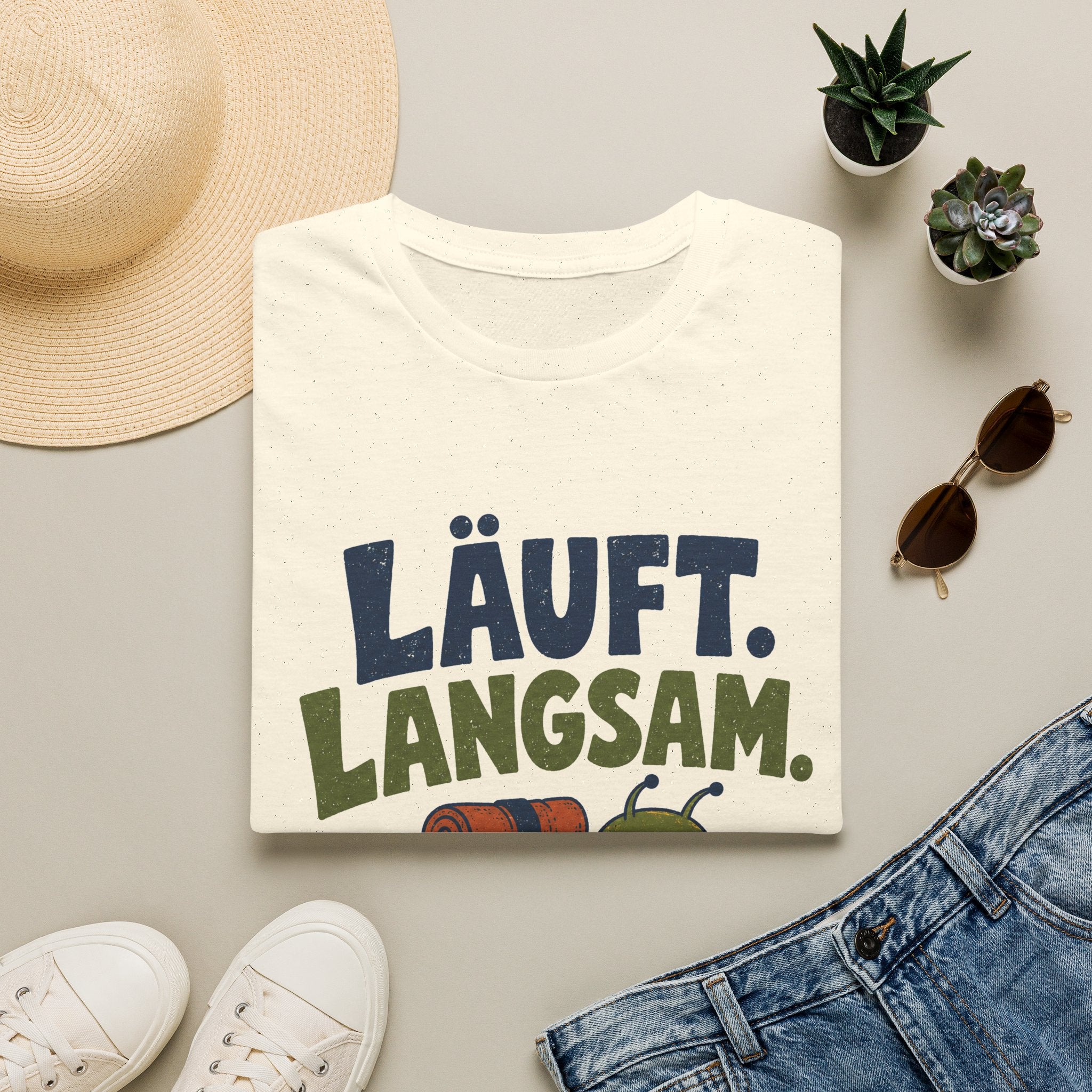 Läuft. Langsam. T-Shirt