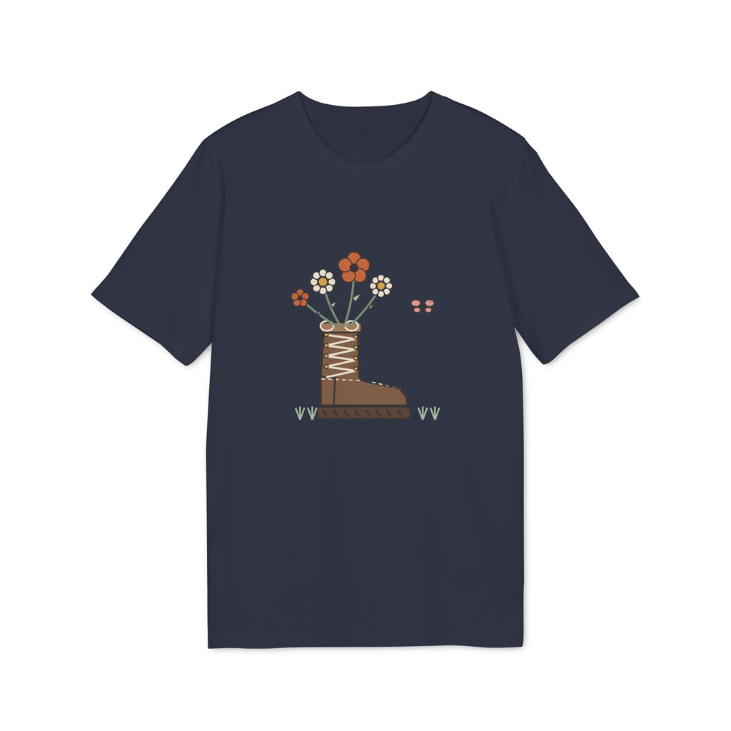 Blumen-Wanderschuh T-shirt