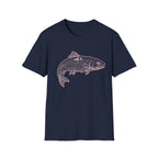 Höhenlinien-Forelle T-Shirt