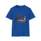 krähe gegen Pilz T-Shirt