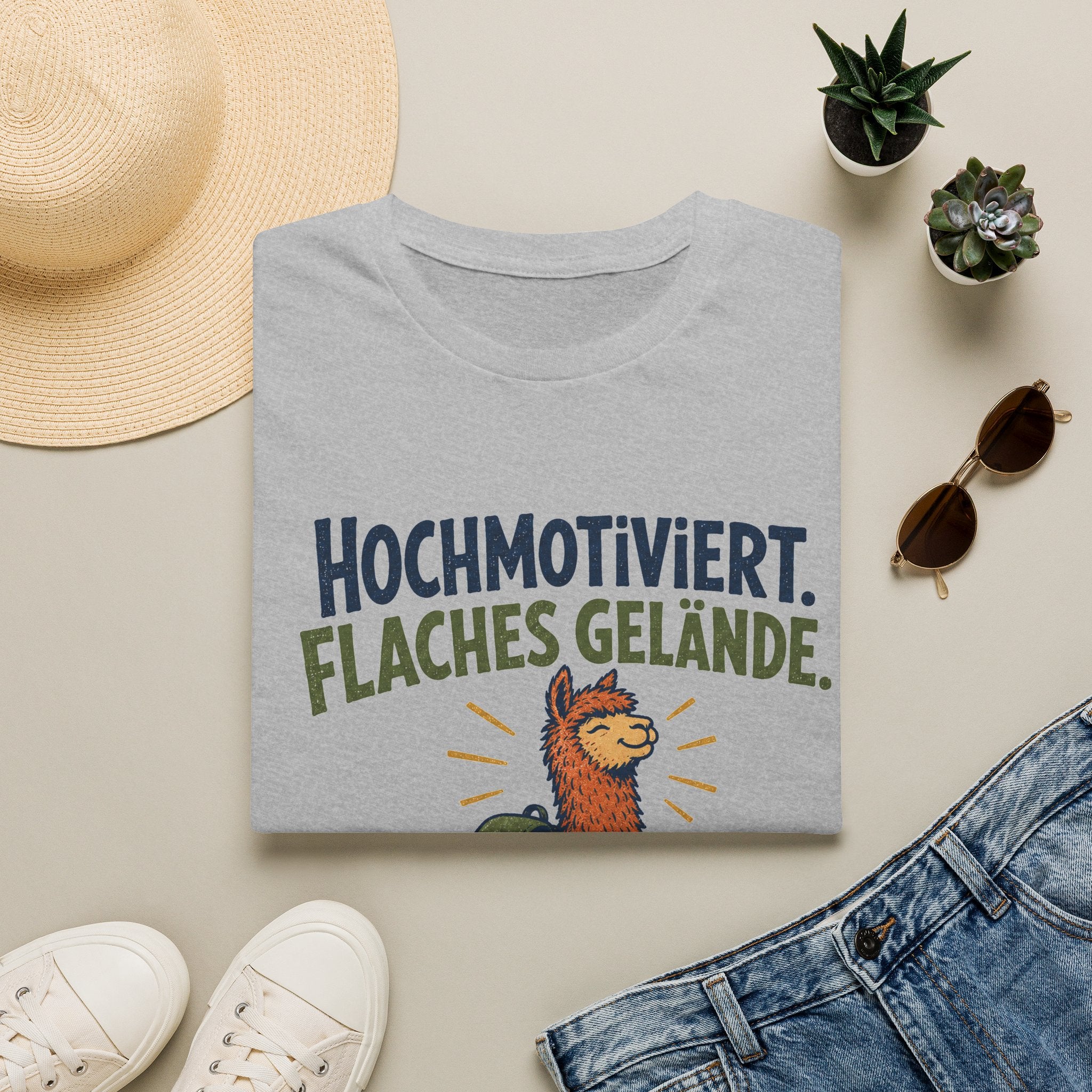 Hochmotiviert, Flaches Gelände T-Shirt