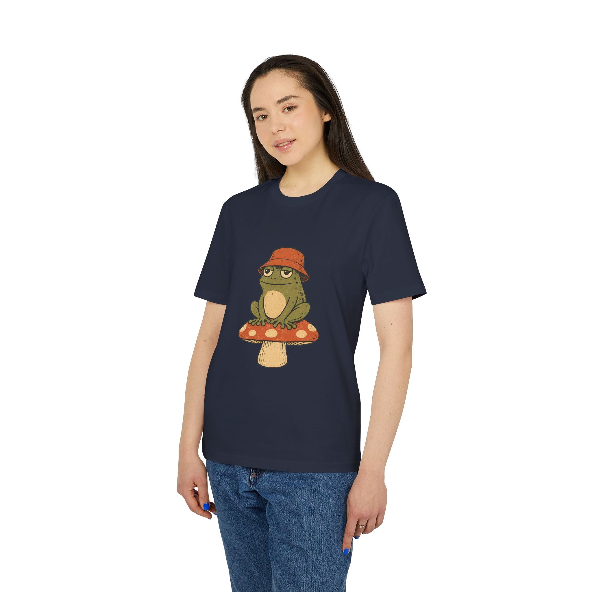 Chilliger Pilz-Frosch T-shirt