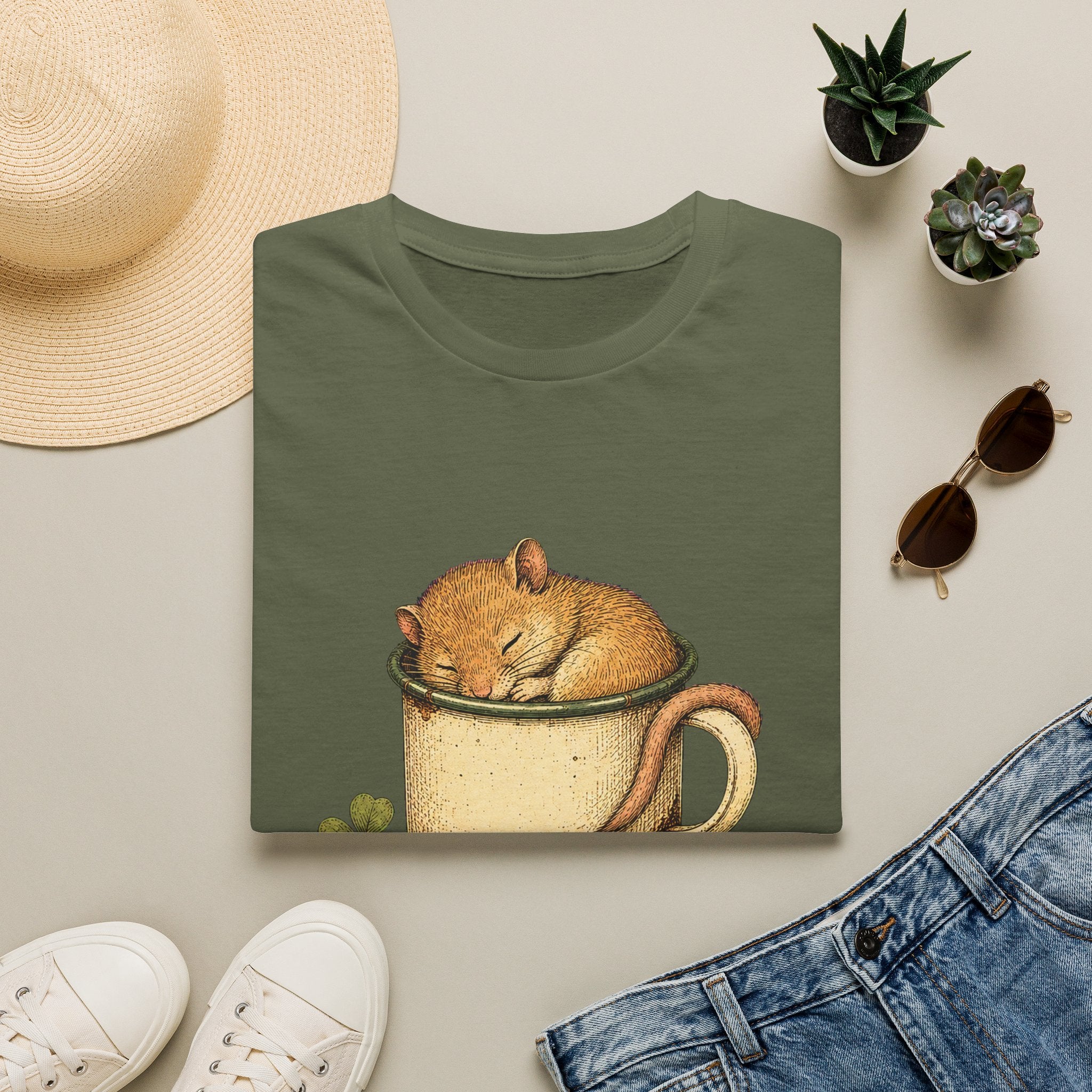 Becher-Schläfer T-Shirt
