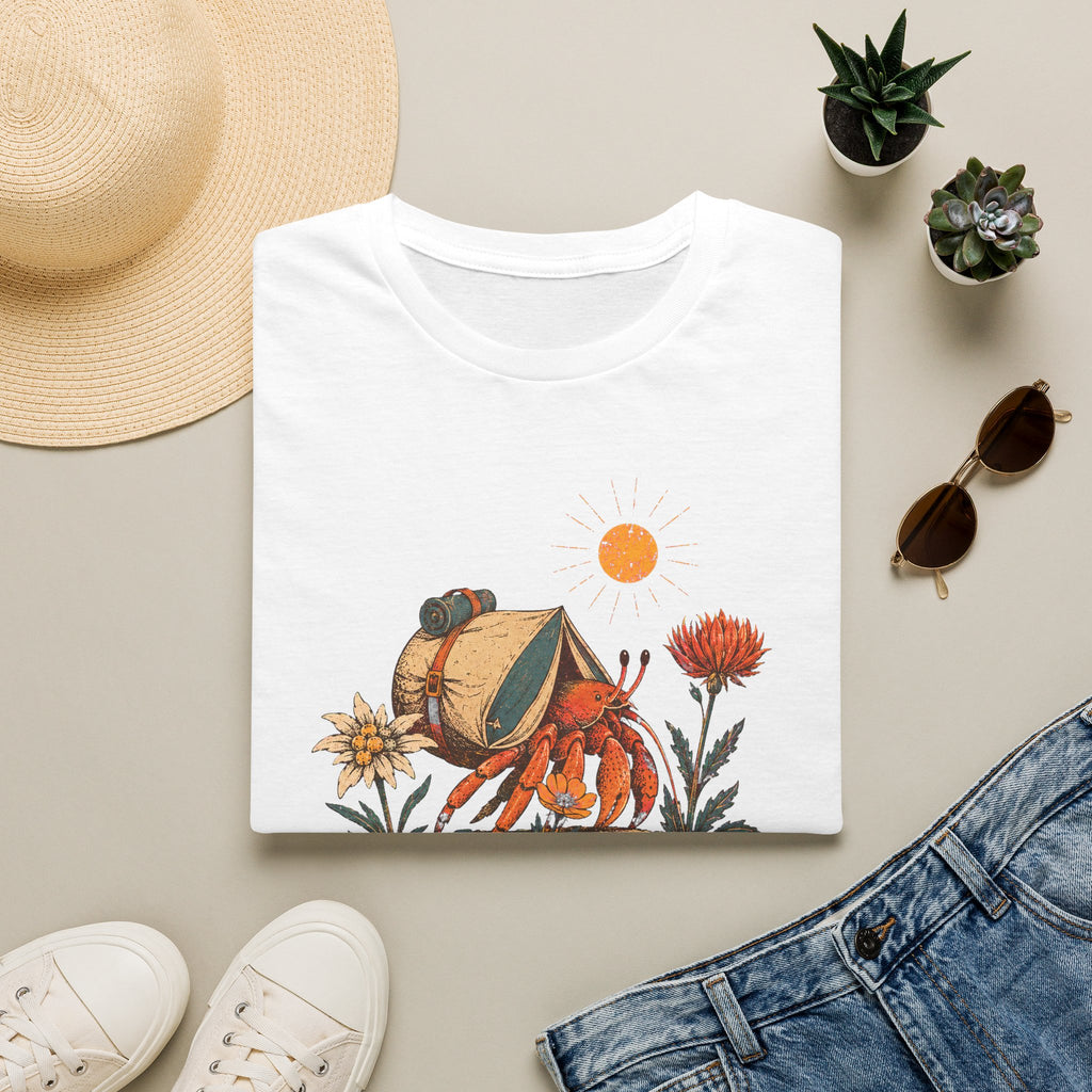 Einsiedlerkrebs mit Zelt T-Shirt