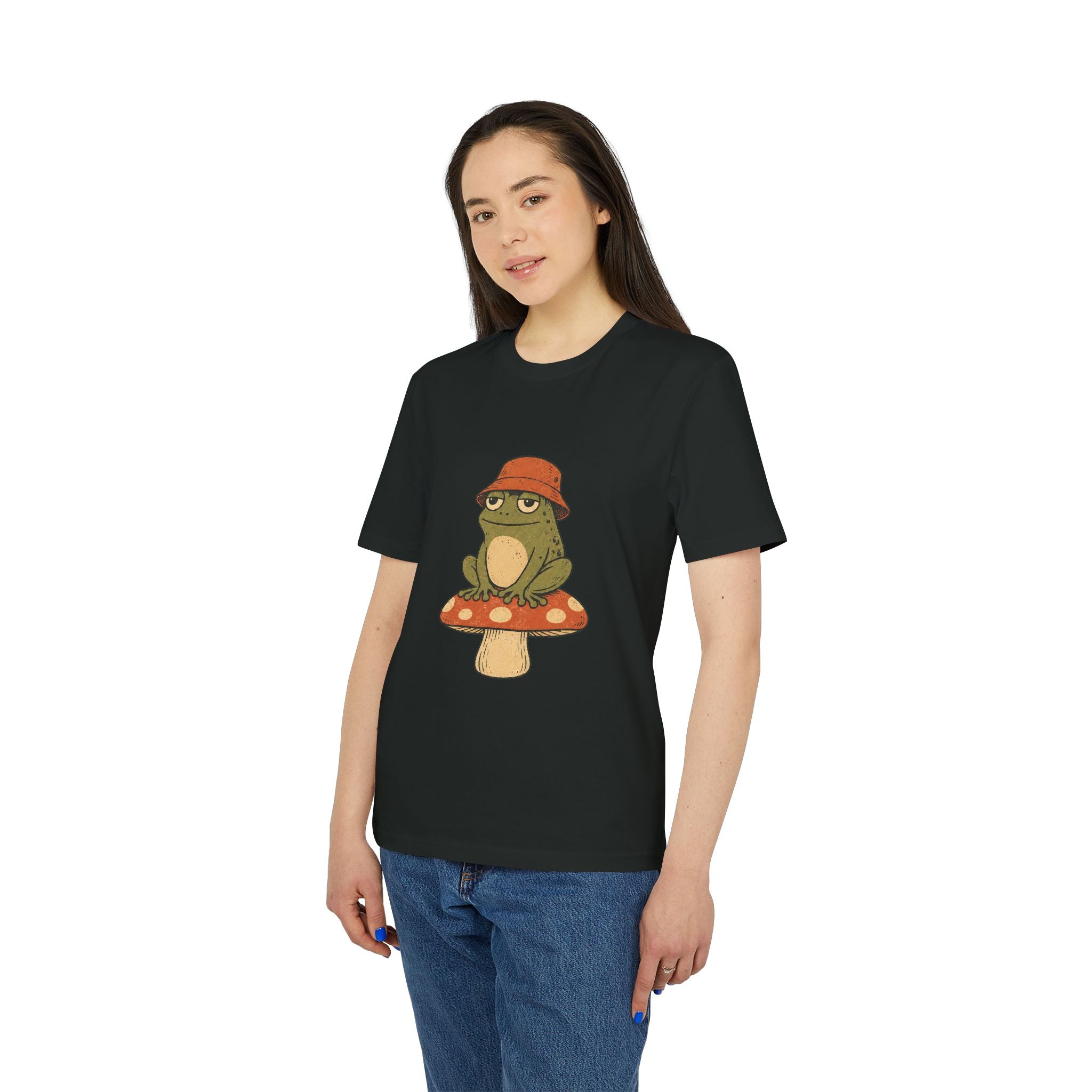 Chilliger Pilz-Frosch T-shirt
