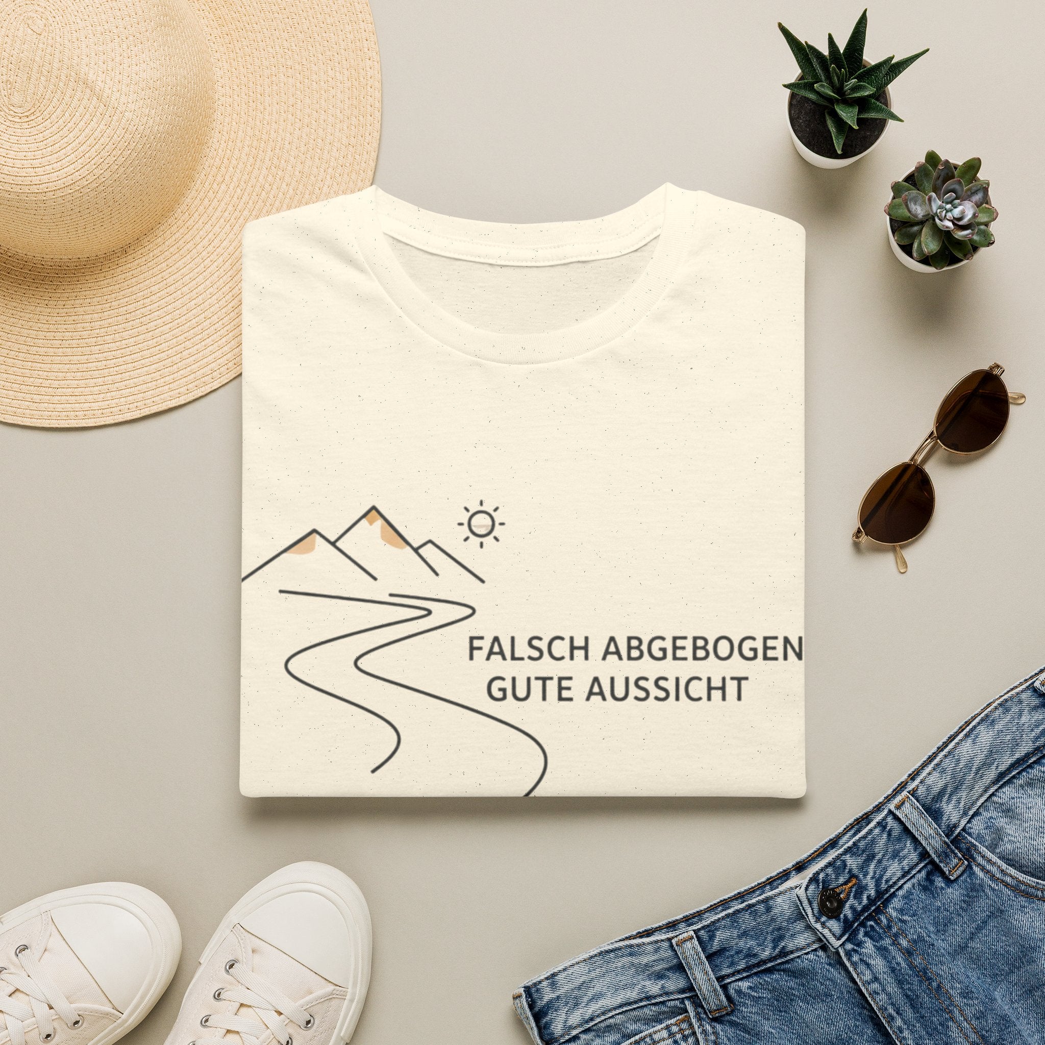 Falsch abgebogen T-Shirt