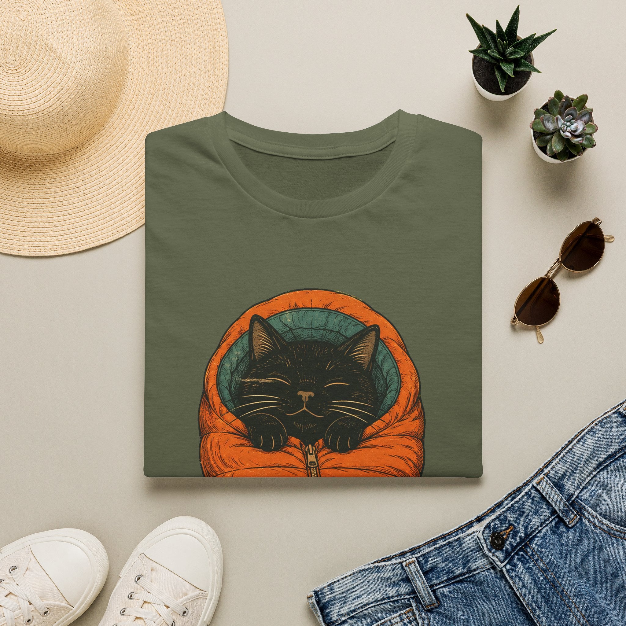 Schlafsack-Schnurrer T-Shirt