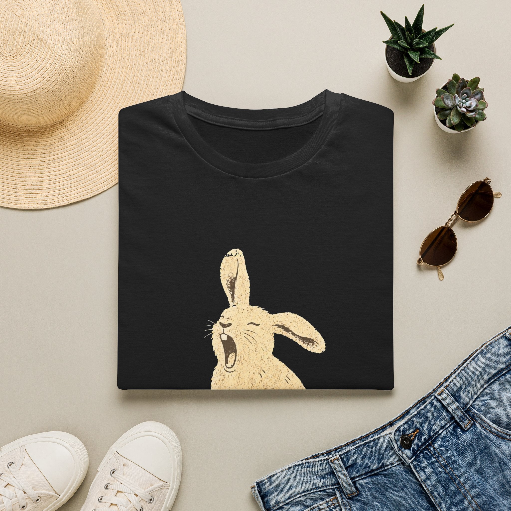 Gähnender Berghase T-Shirt