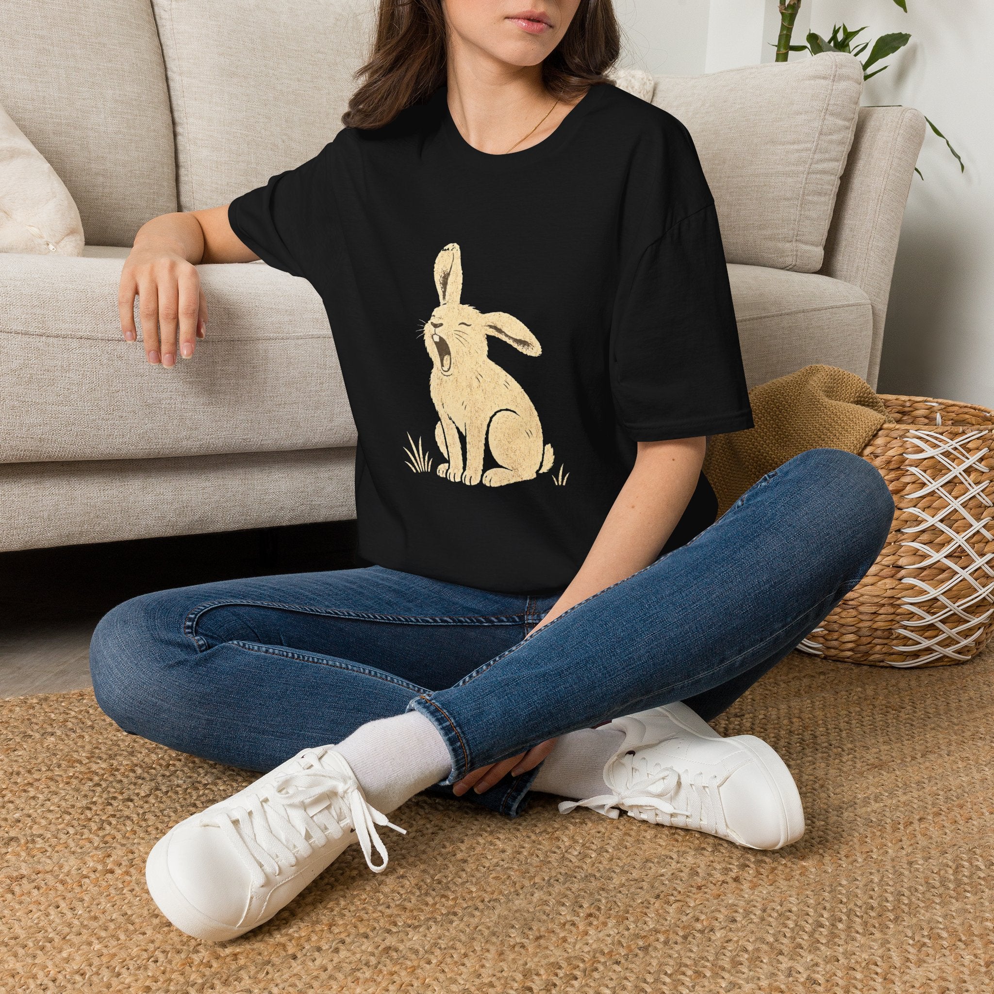 Gähnender Berghase T-Shirt