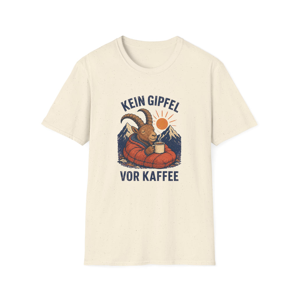 Kein Gipfel vor Kaffee T-Shirt
