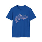 Höhenlinien-Forelle T-Shirt