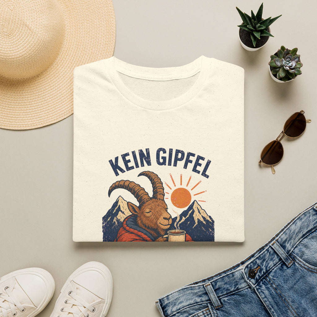 Kein Gipfel vor Kaffee T-Shirt