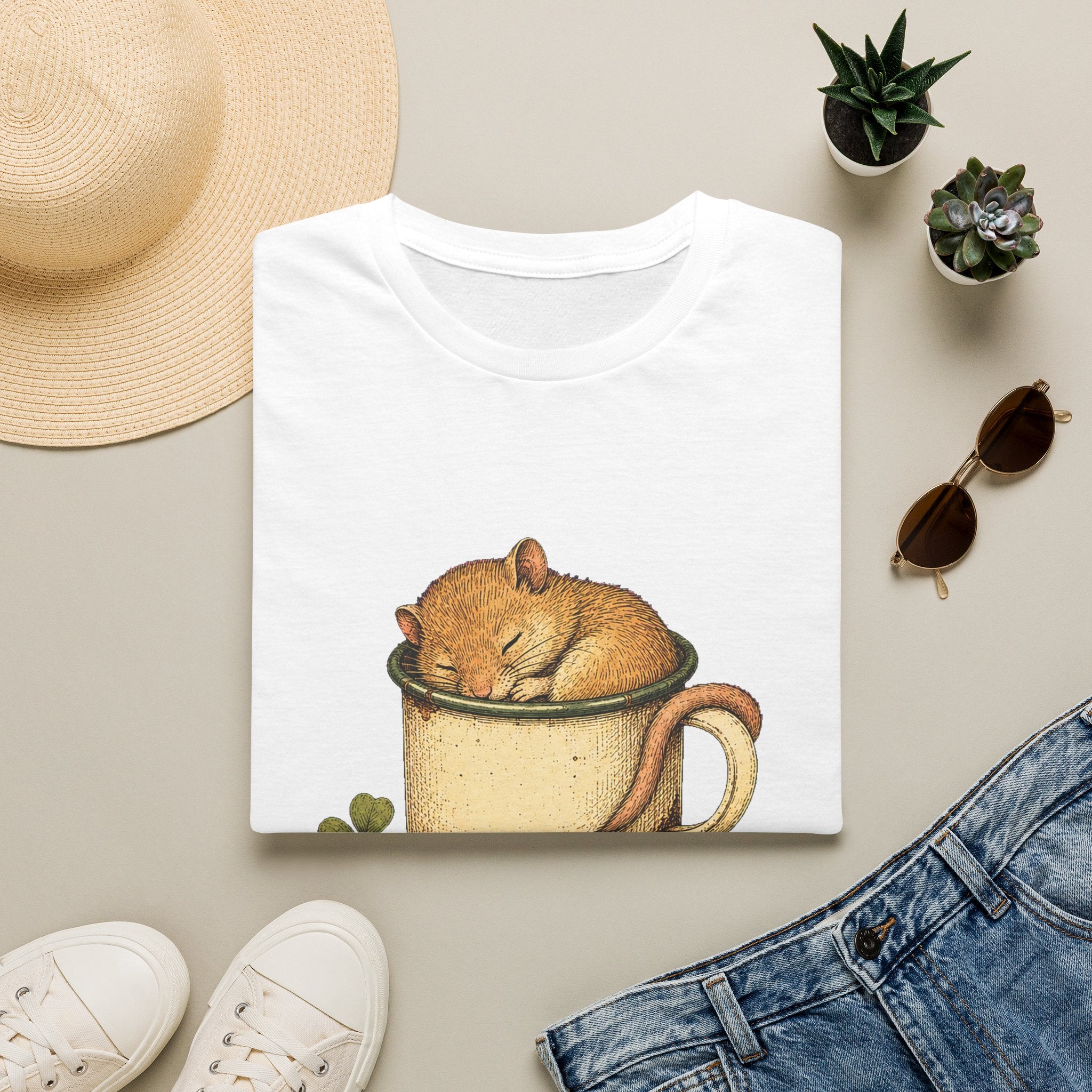 Becher-Schläfer T-Shirt