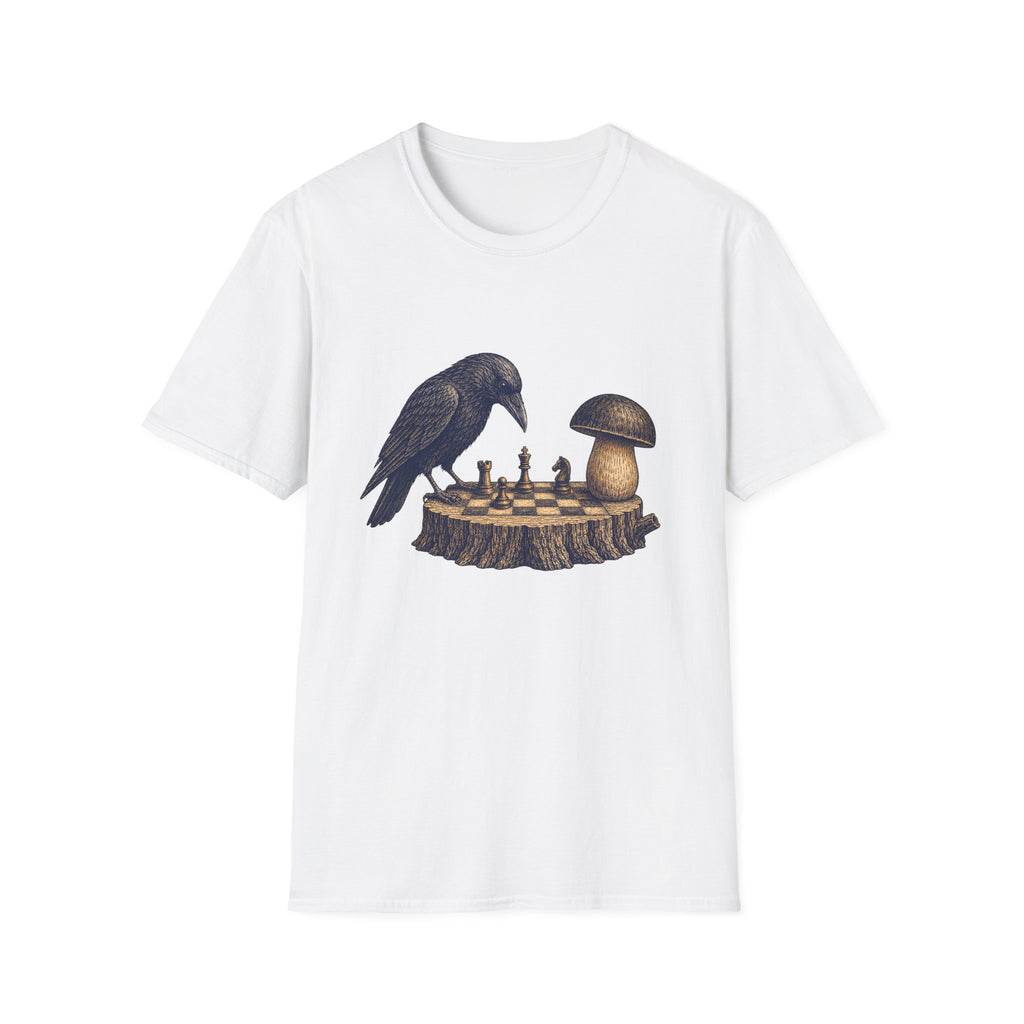 krähe gegen Pilz T-Shirt