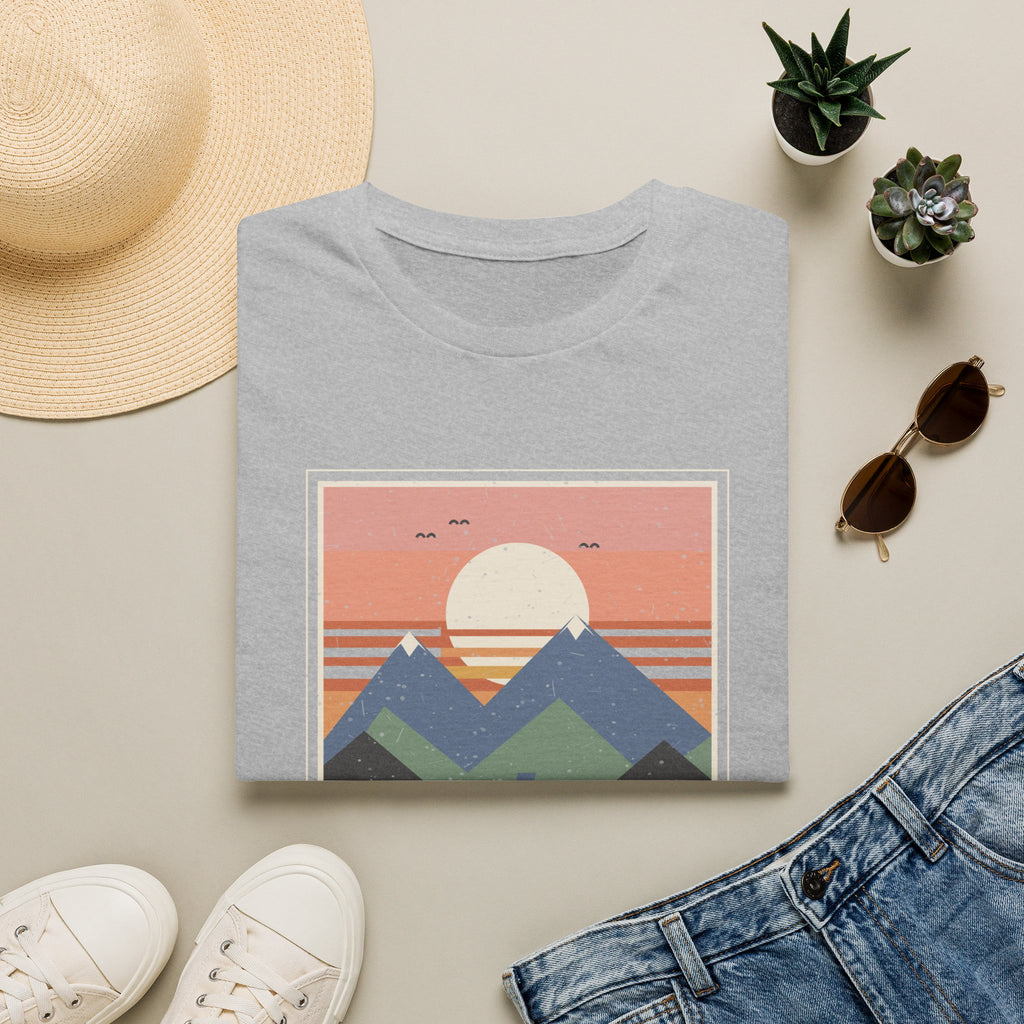 Retro-Natur-Raster T-Shirt