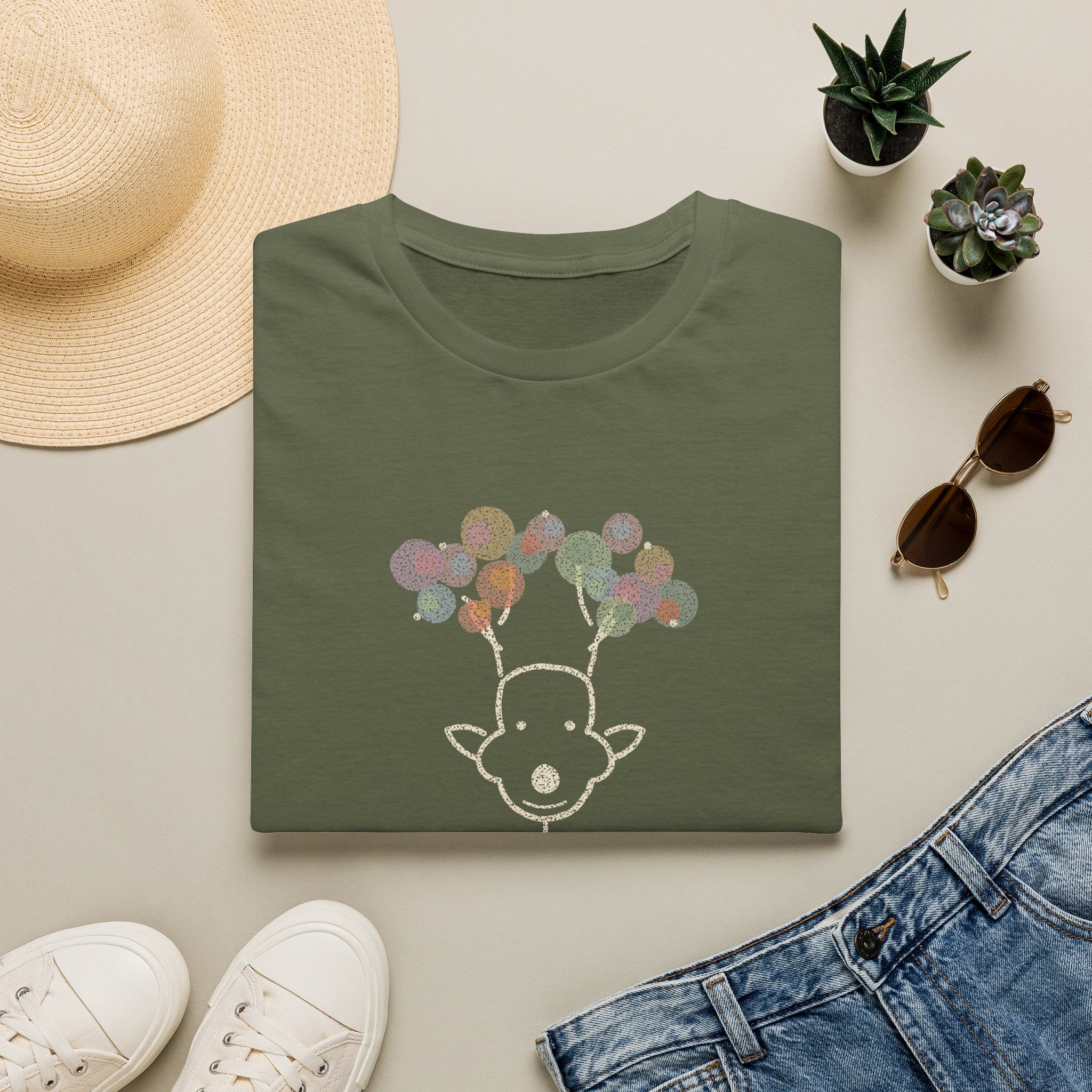 Der Frühling trägt auf T-Shirt