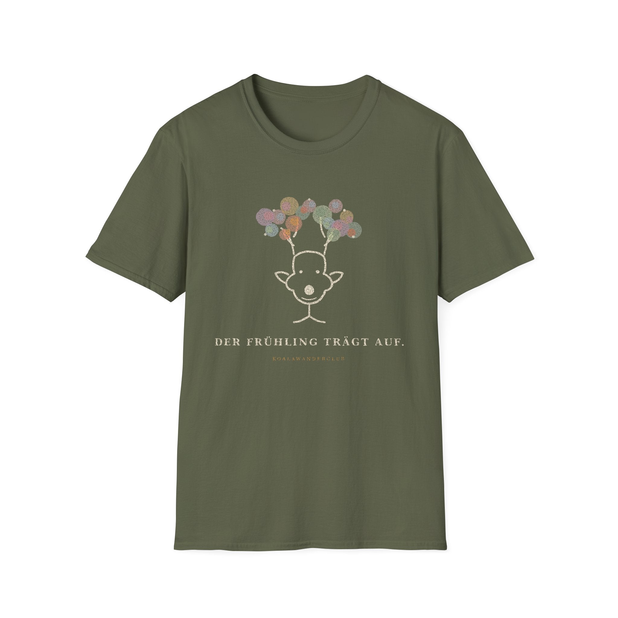 Der Frühling trägt auf T-Shirt