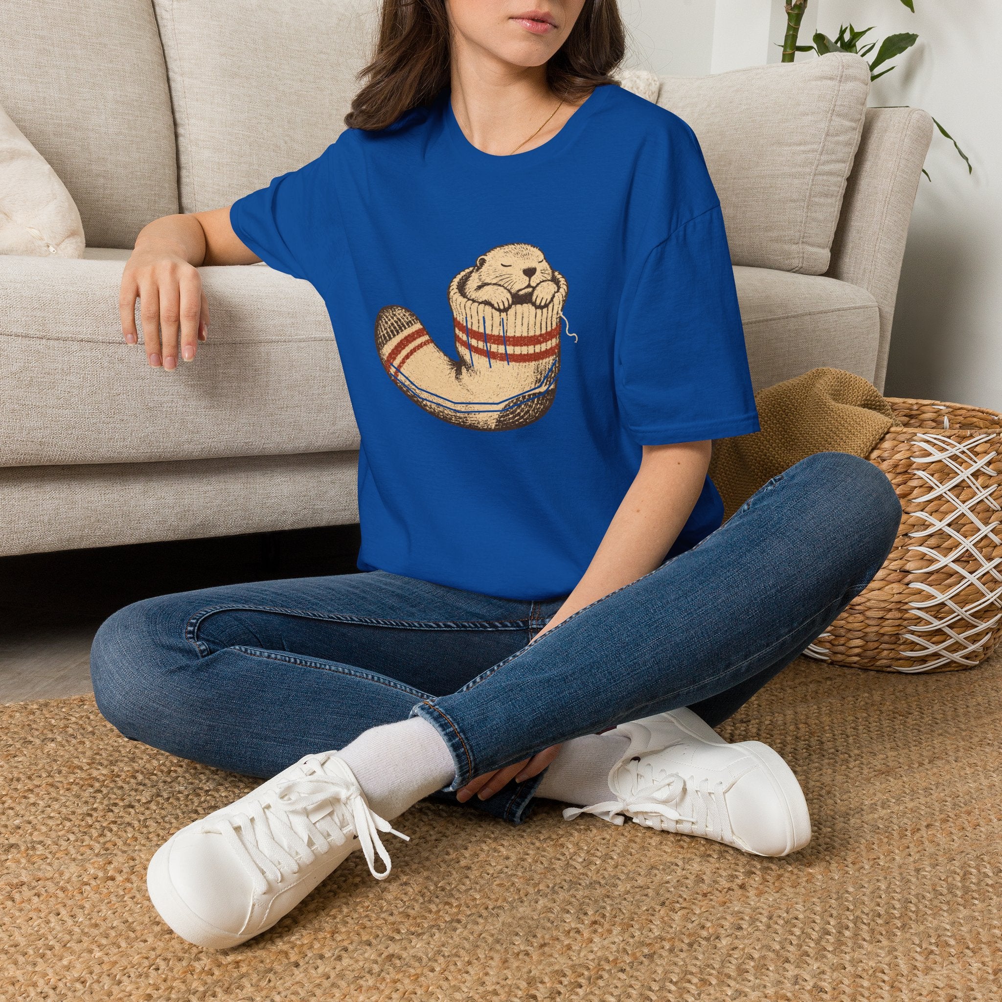 Murmeltier in Wandersocke T-Shirt