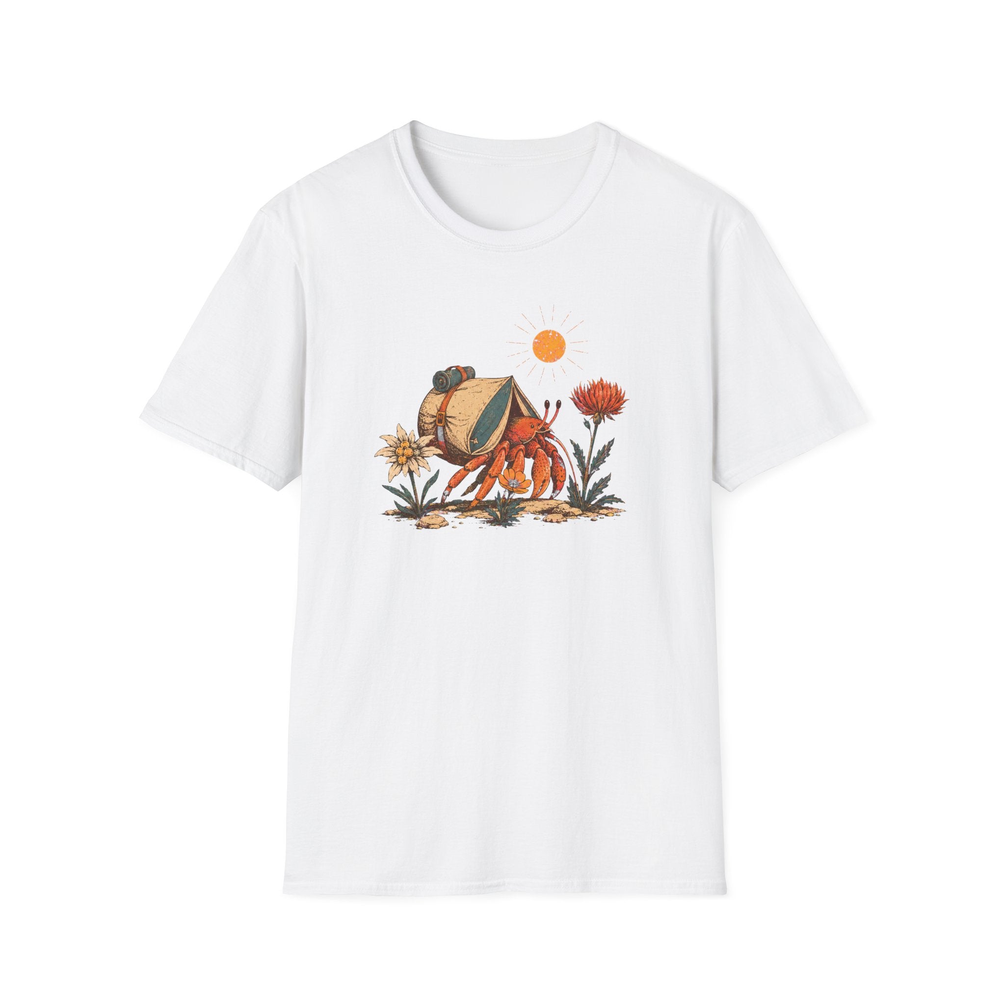 Einsiedlerkrebs mit Zelt T-Shirt