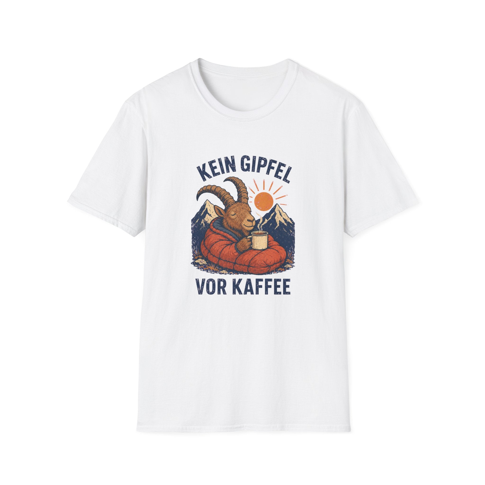 Kein Gipfel vor Kaffee T-Shirt