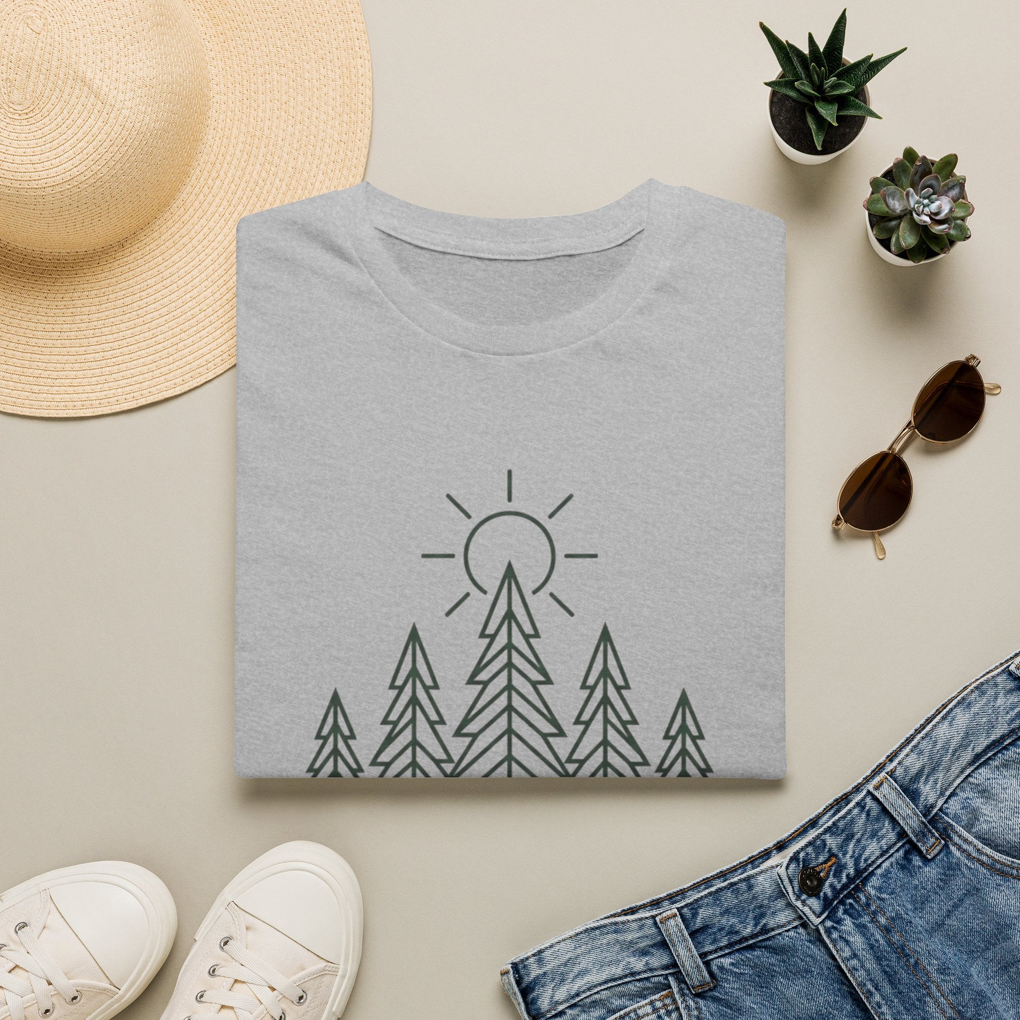 Linienlandschaft T-Shirt