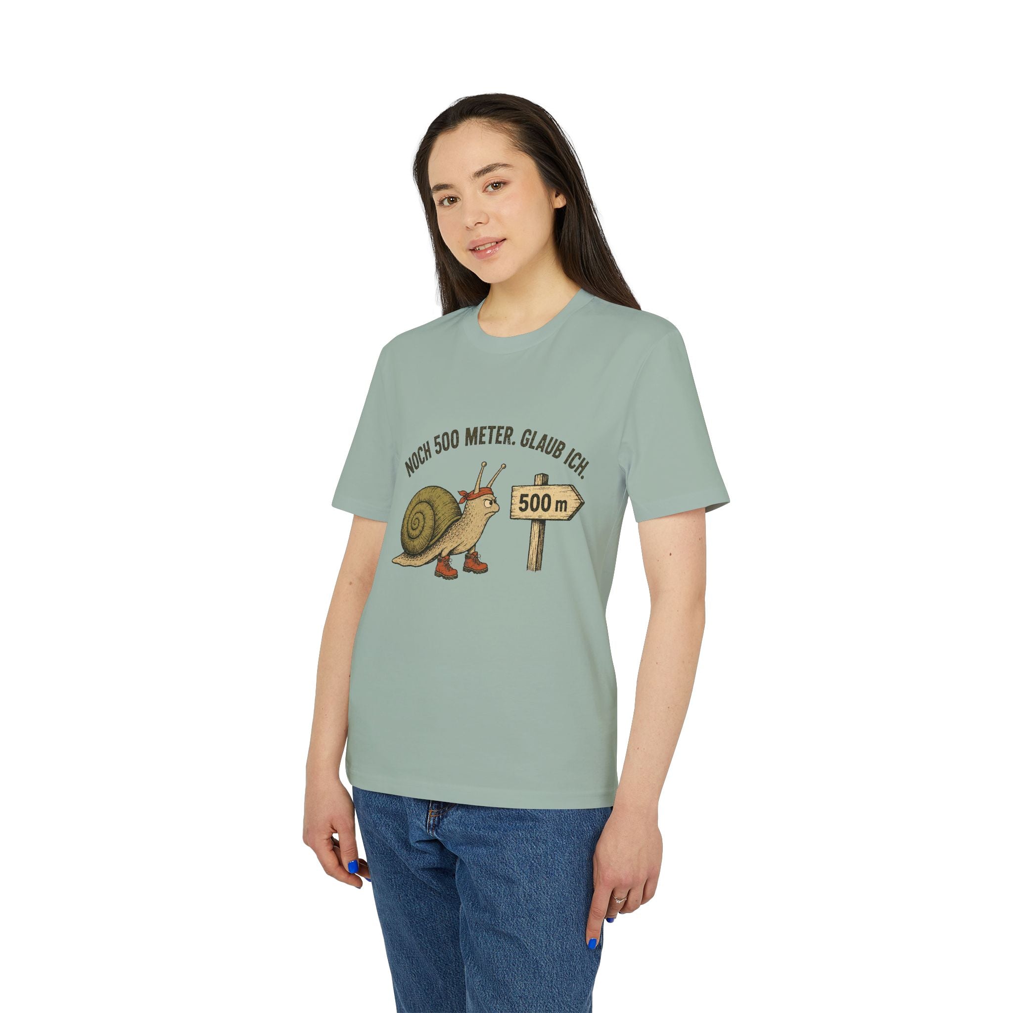 (Un)entschlossene Wanderschnecke T-shirt