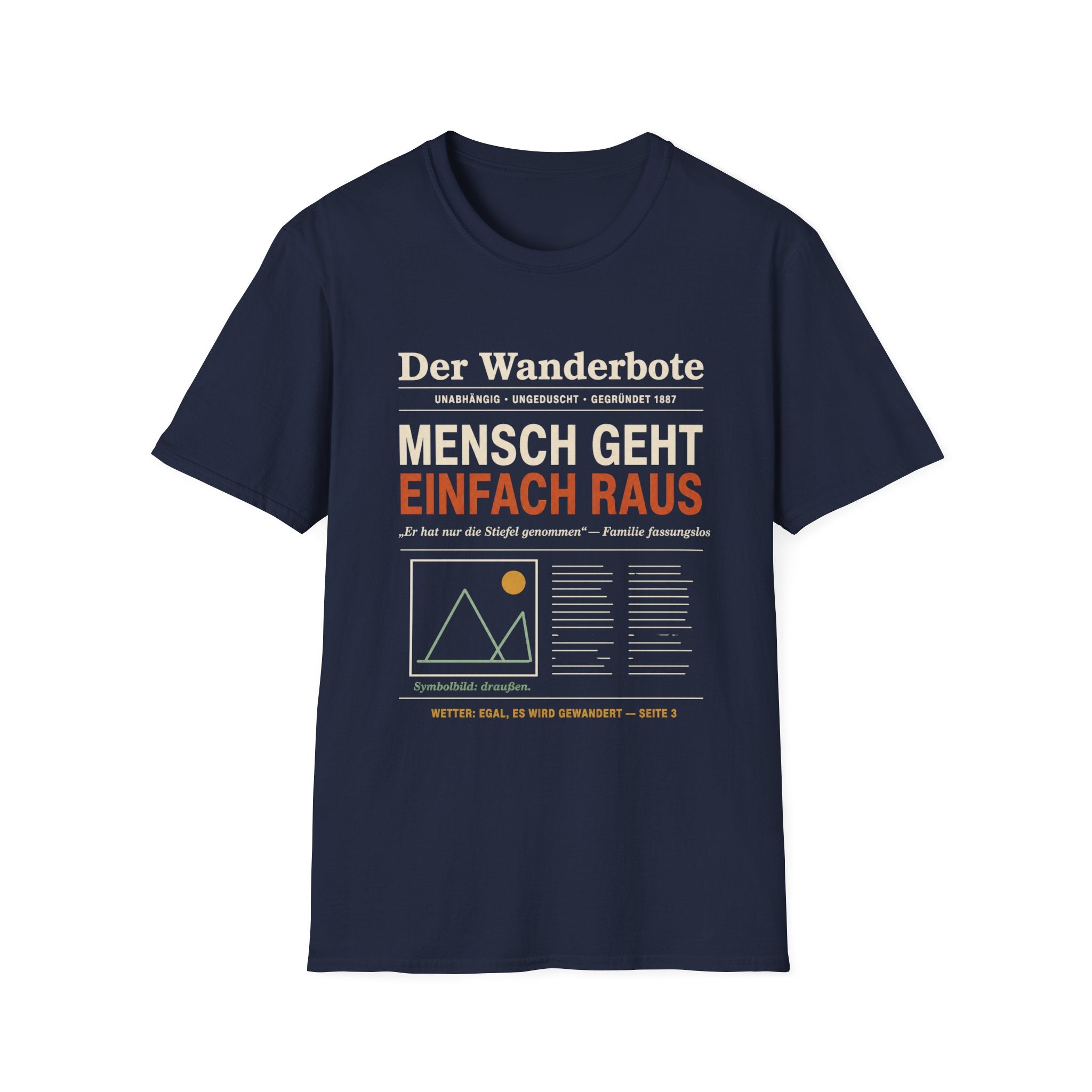 Mensch geht einfach raus T-Shirt