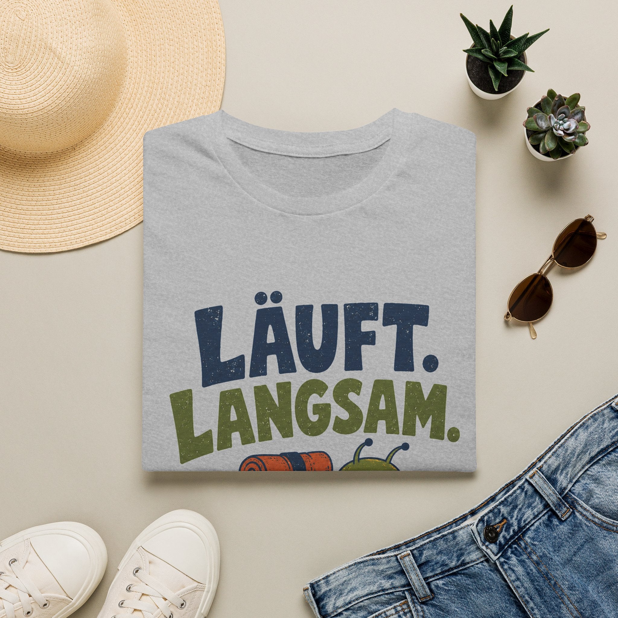 Läuft. Langsam. T-Shirt