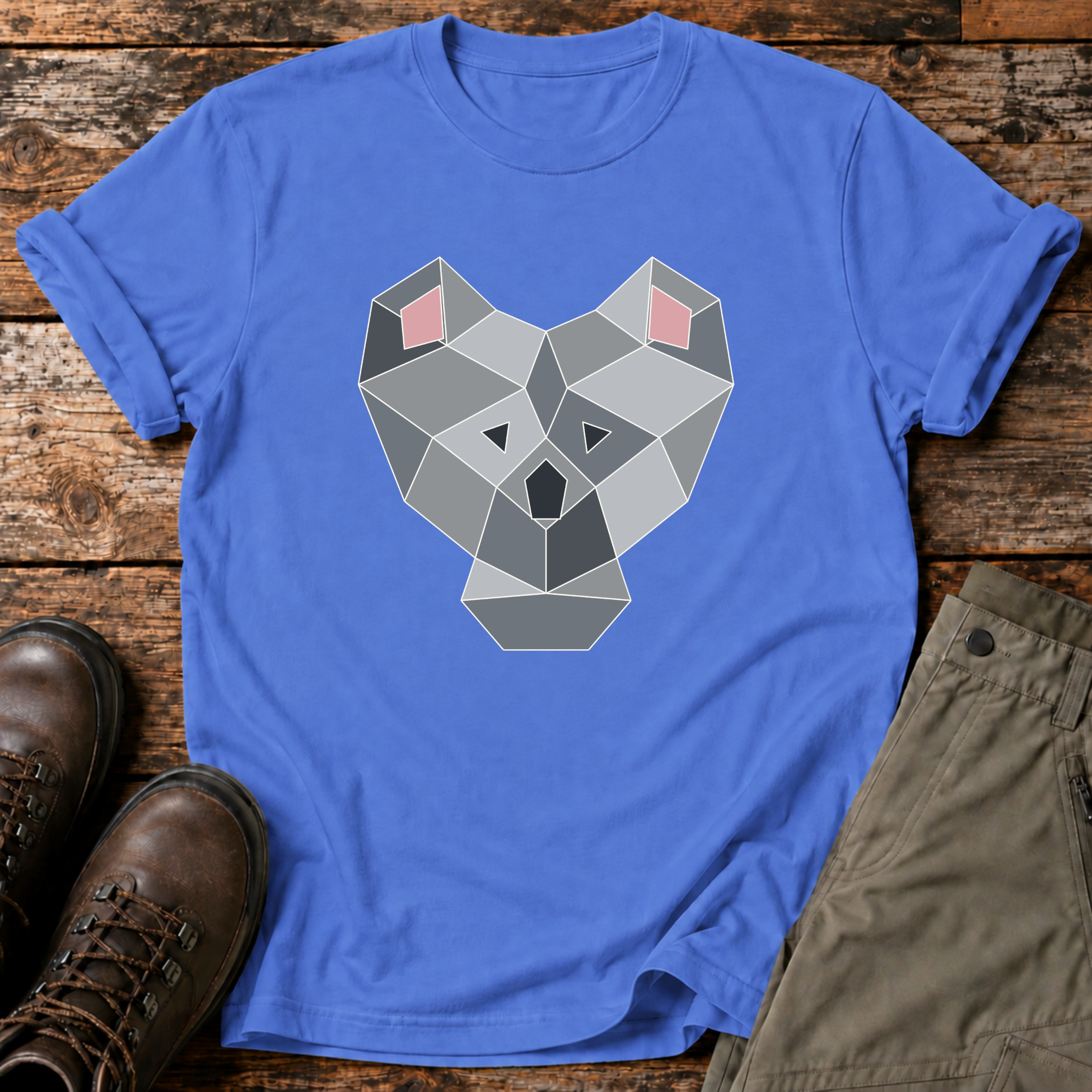 Geometrischer Koala T-shirt