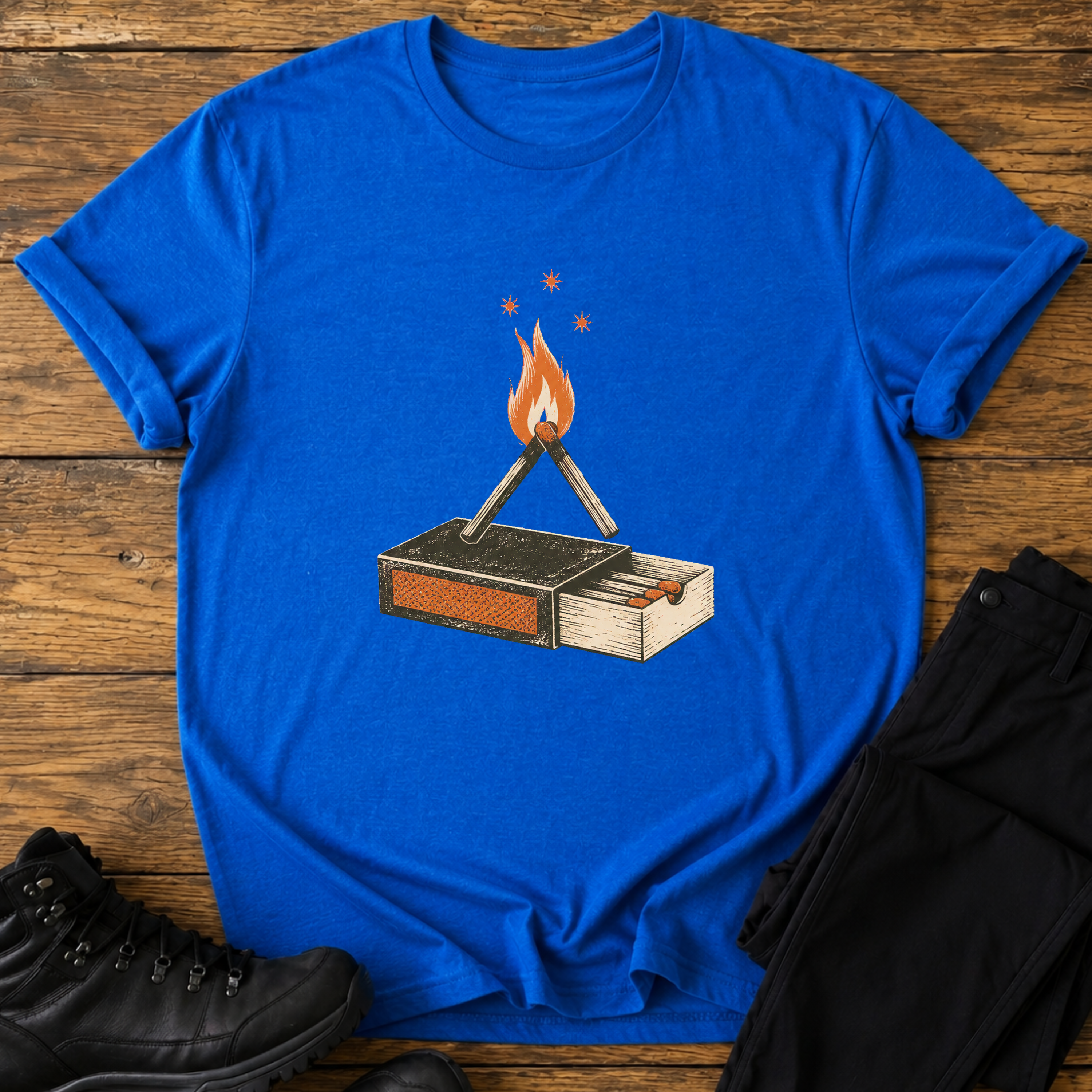 Streichholz-Feuer T-Shirt