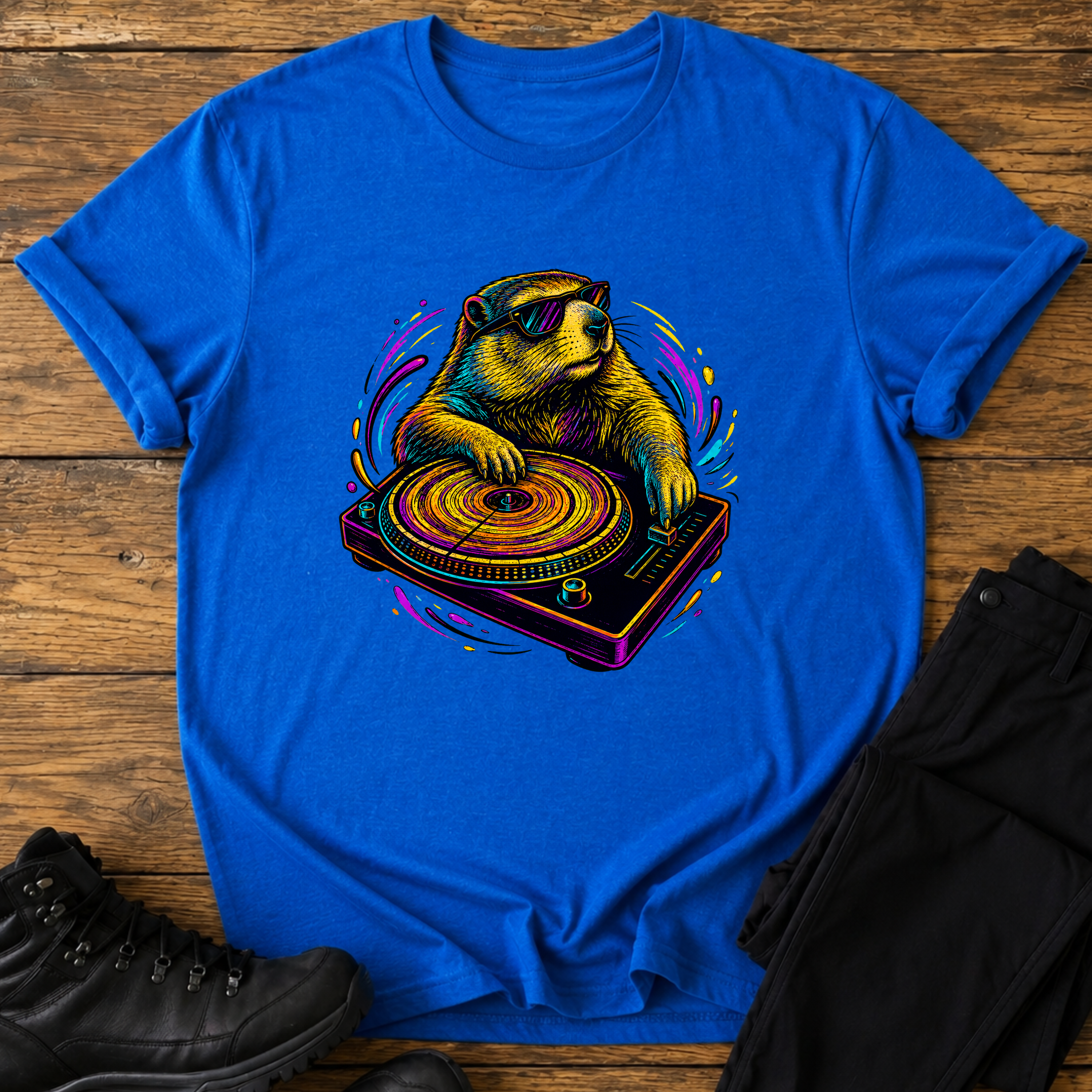 Murmeltier DJ T-Shirt
