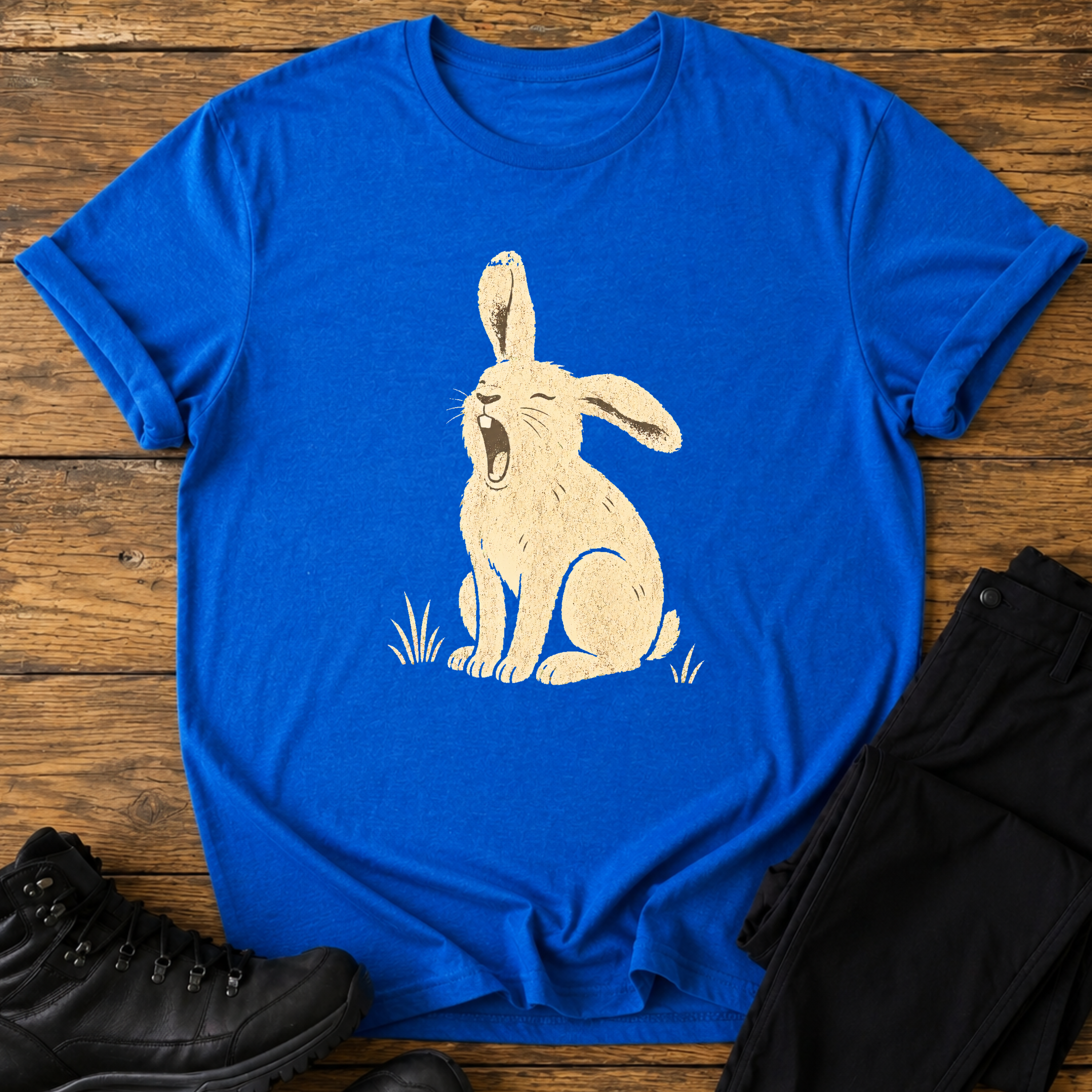 Gähnender Berghase T-Shirt