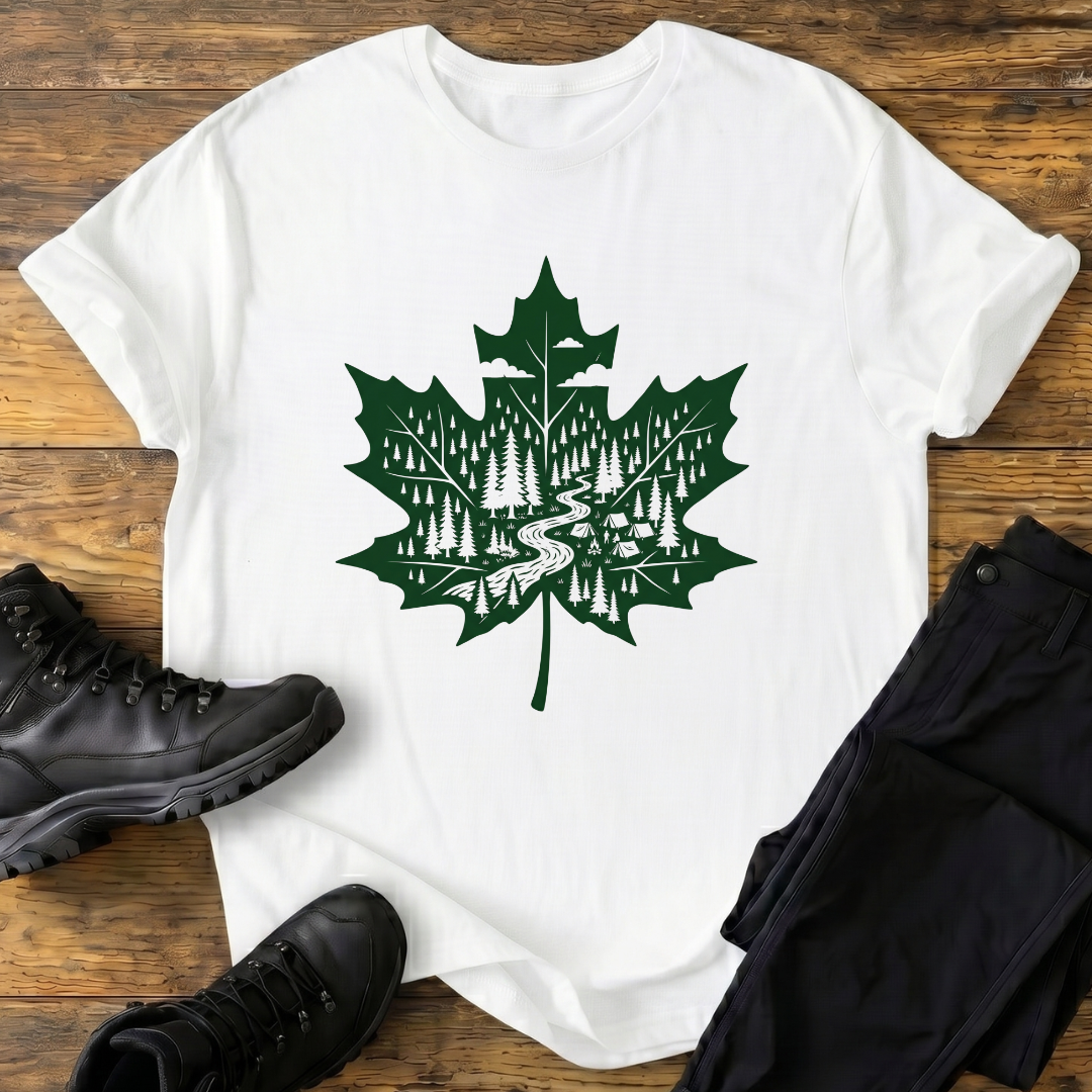 Blatt (Grün) T-Shirt