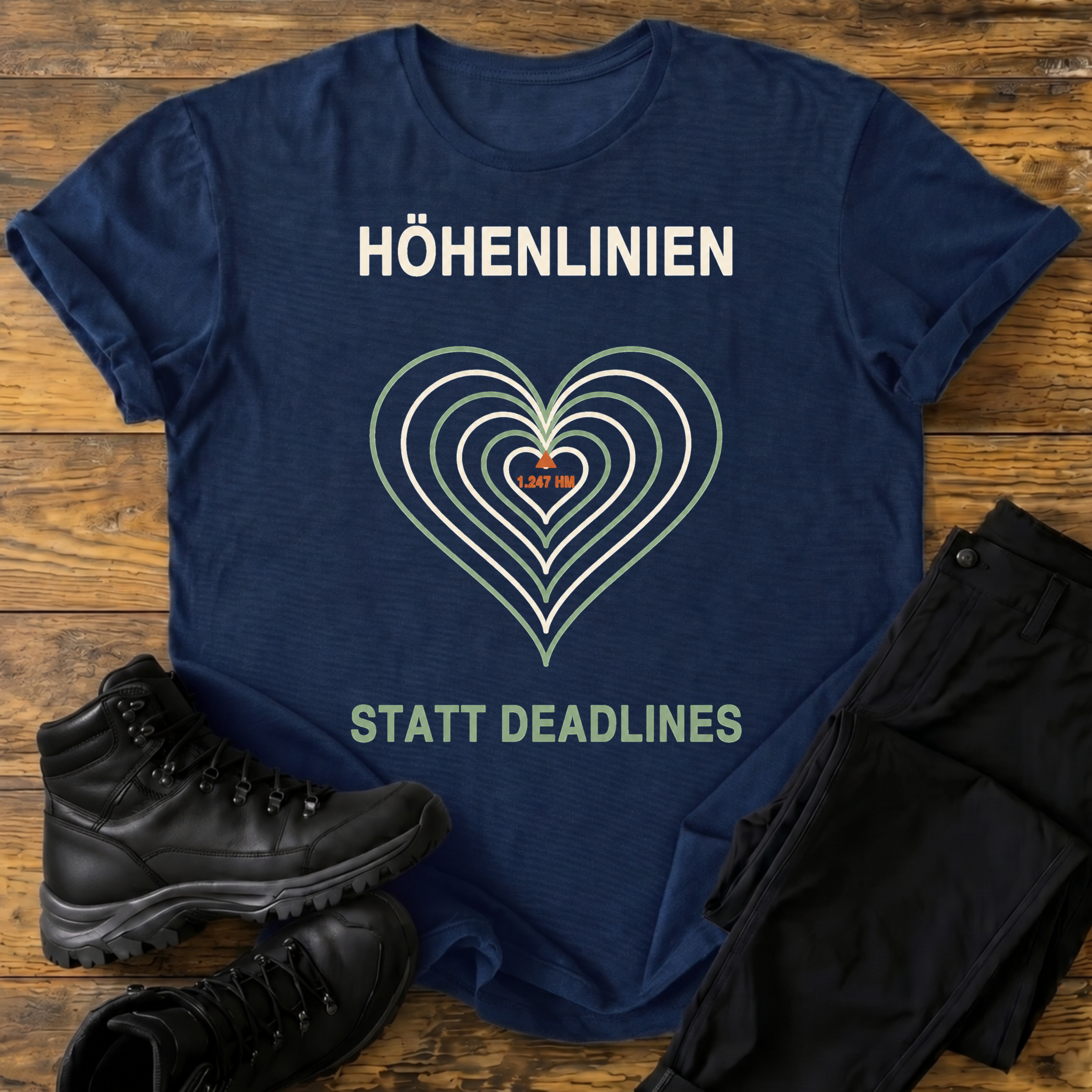 Höhenlinien T-Shirt