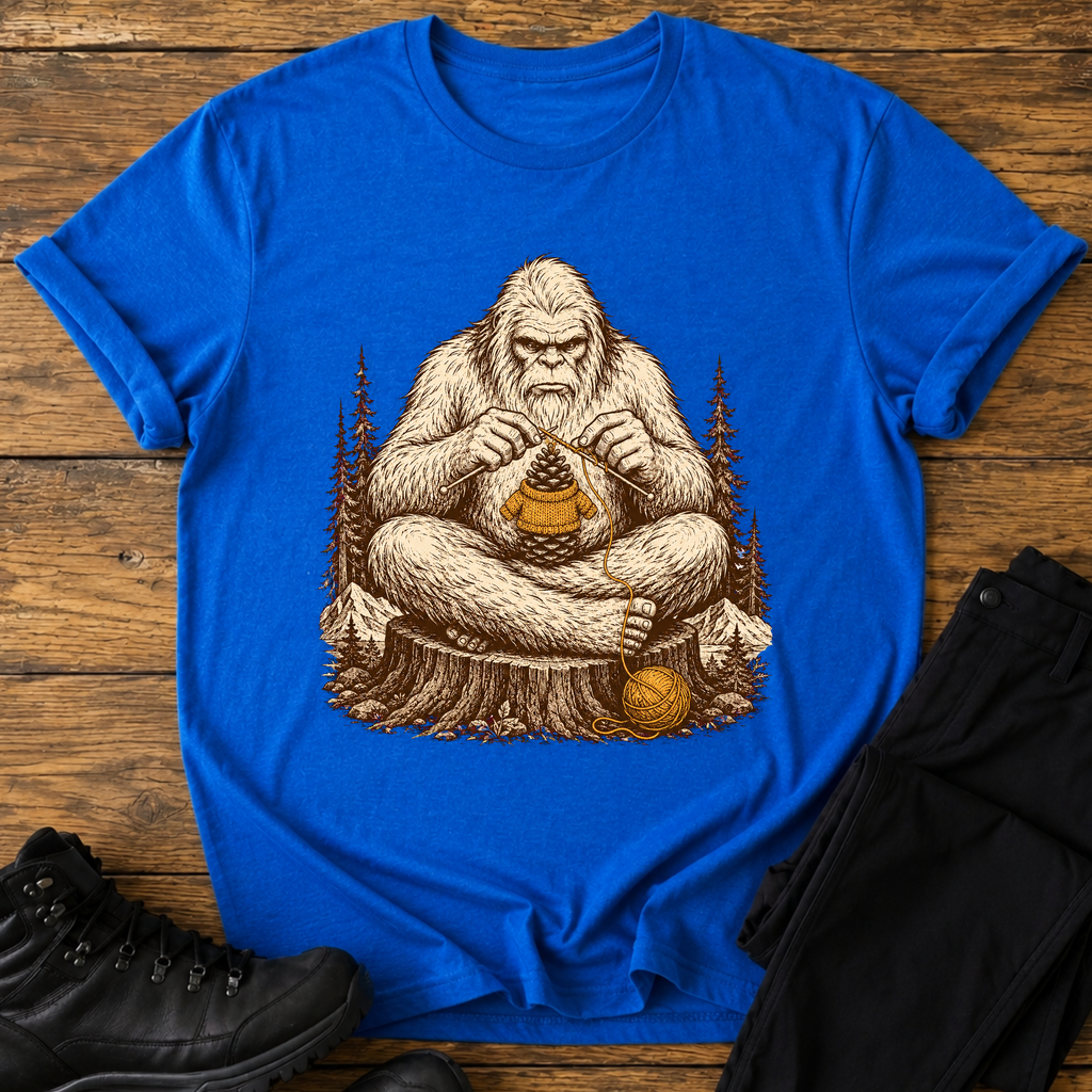 Der strickende Yeti T-Shirt