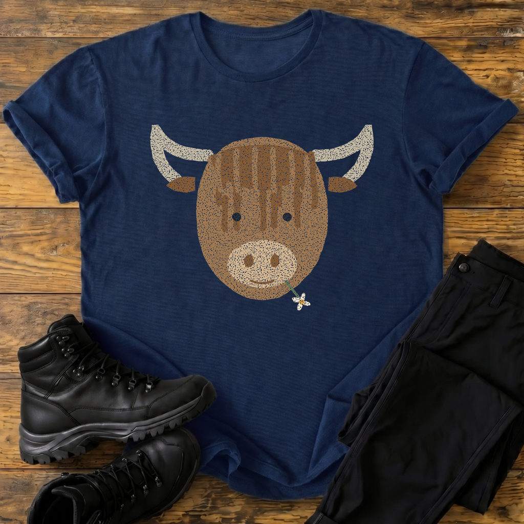 Zottelchen mit Blume T-Shirt