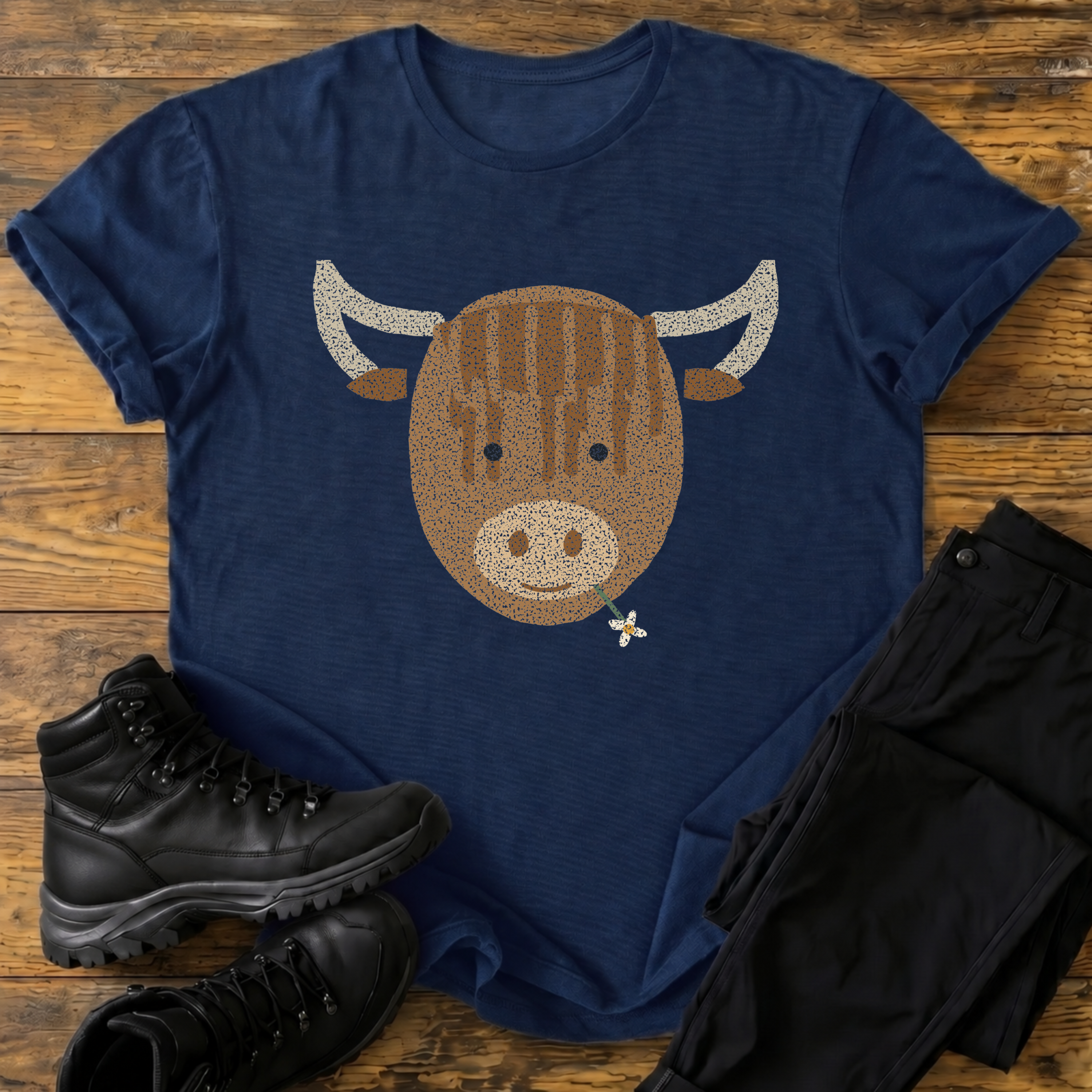 Zottelchen mit Blume T-Shirt