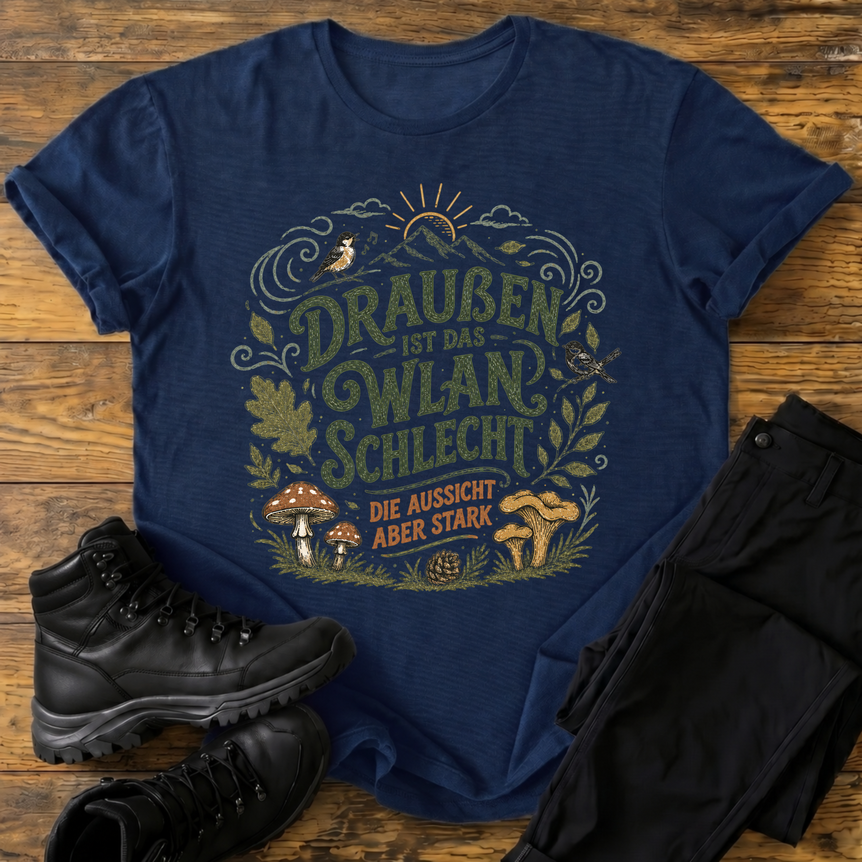 Draußen ist das Wlan schlecht T-Shirt