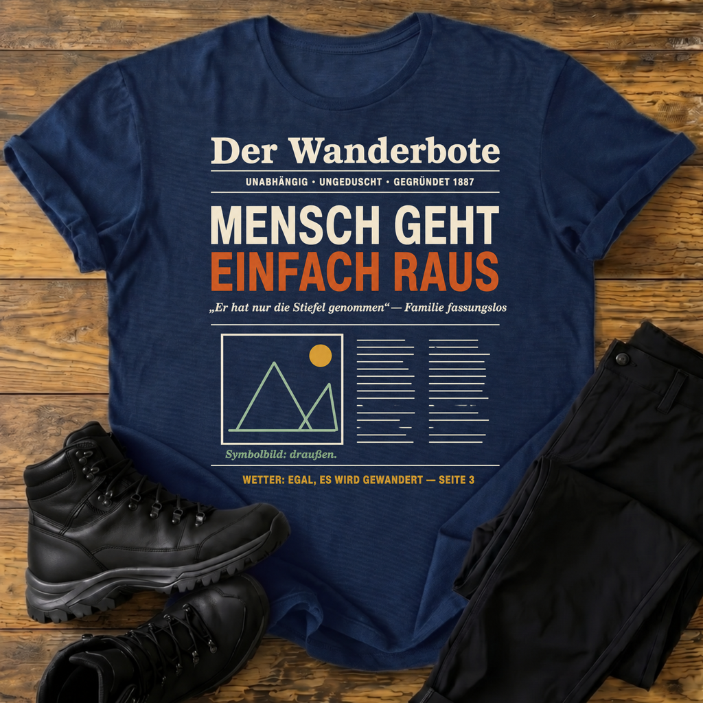 Mensch geht einfach raus T-Shirt