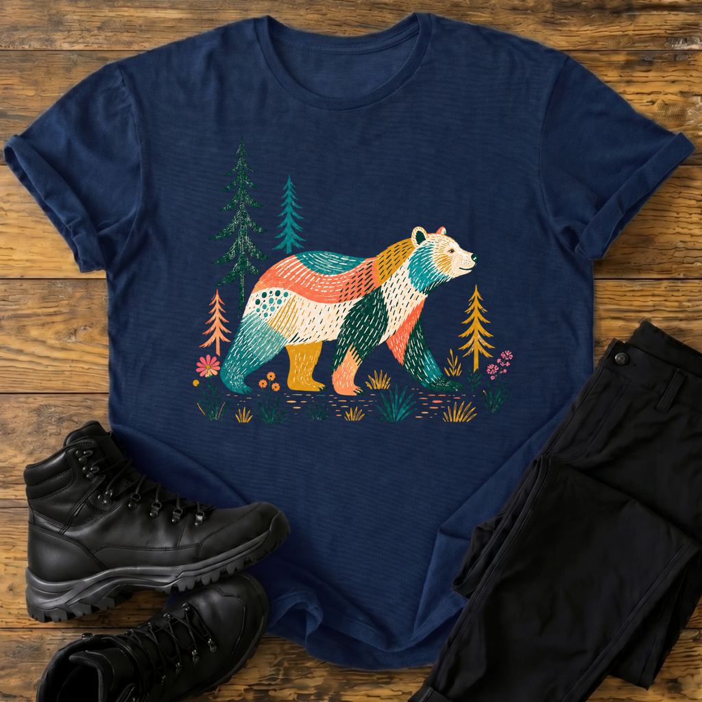 Bunter Bär T-Shirt