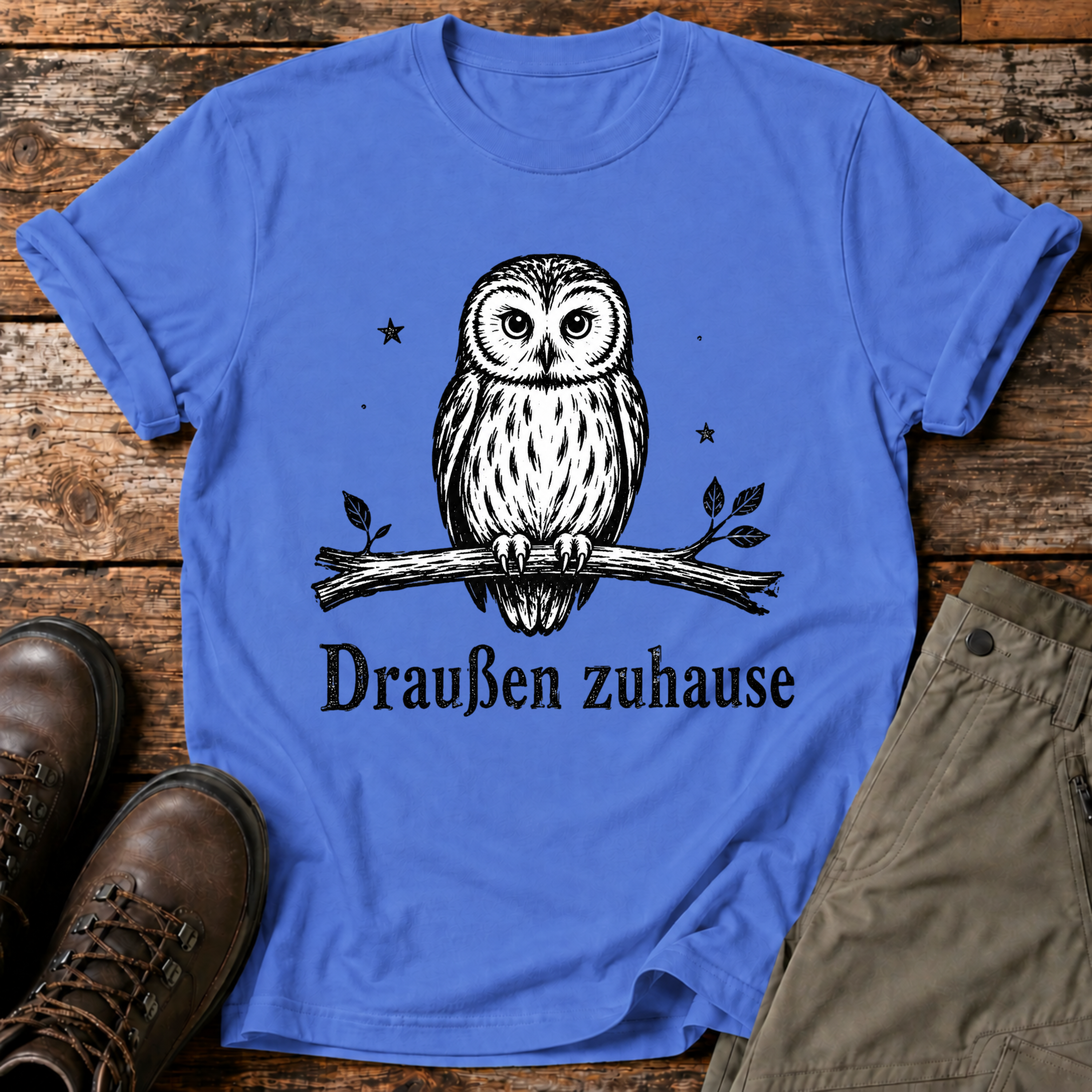 Draußen Zuhause T-shirt