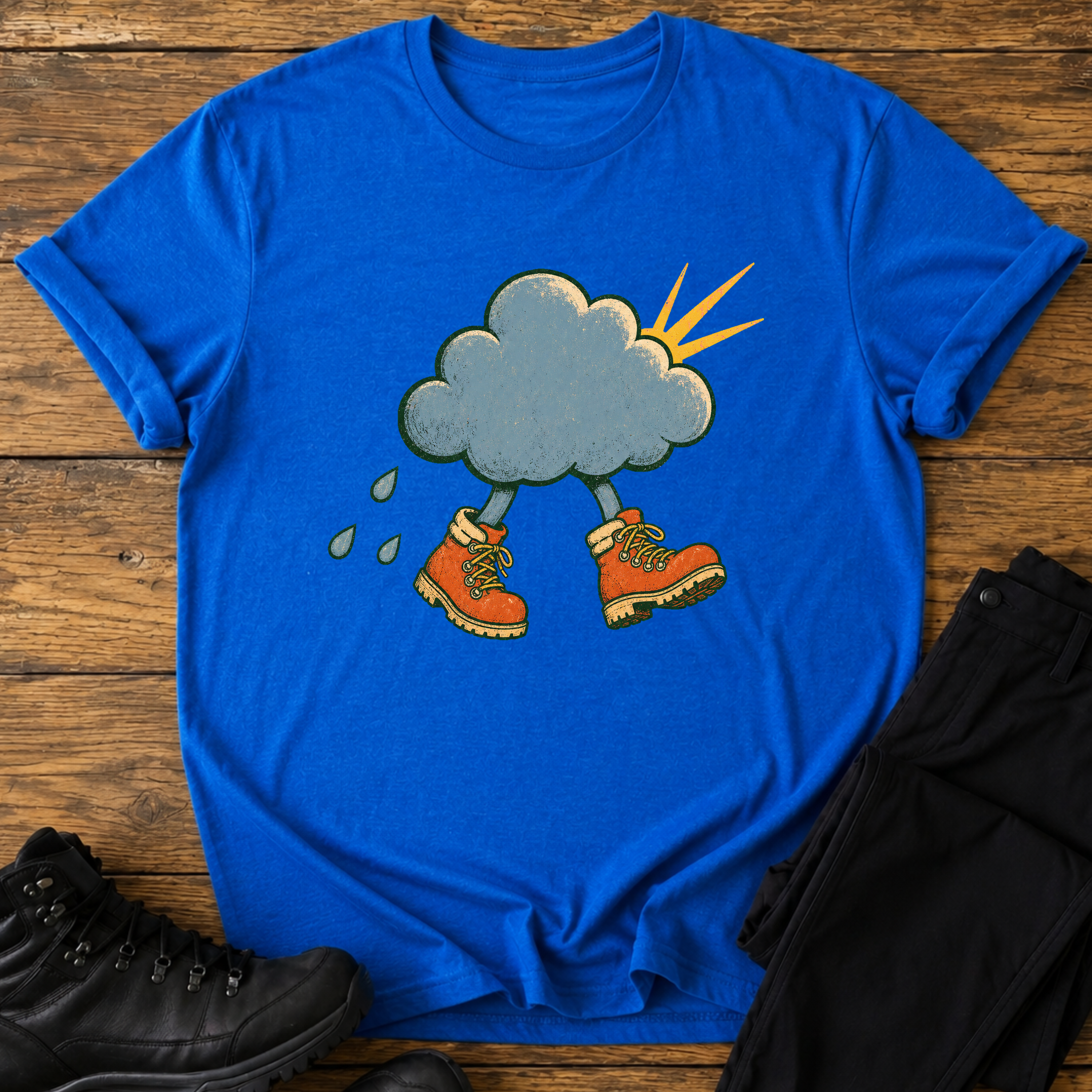 Wanderschuh-Wolke T-Shirt