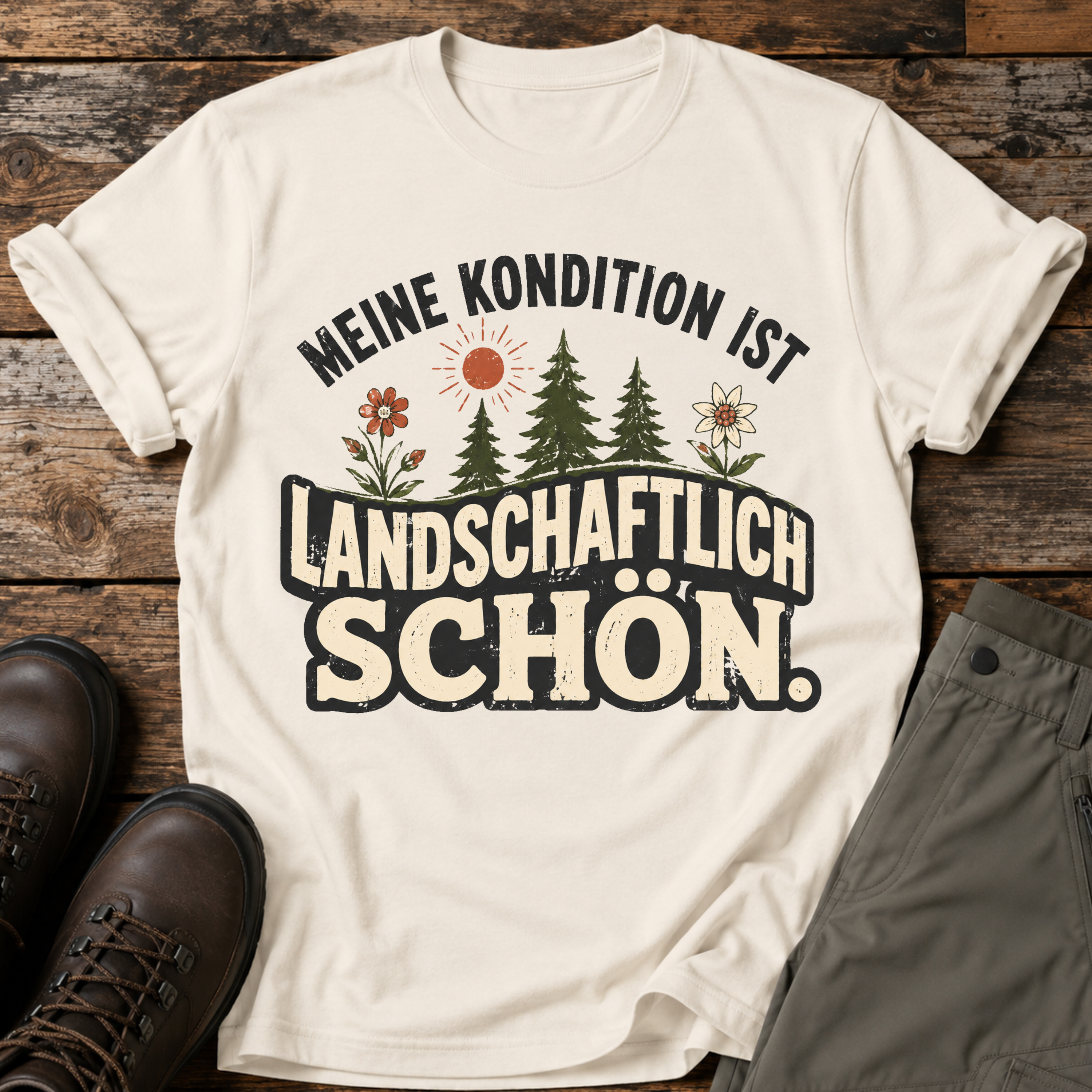 Meine kondition ist landschaftlich schön T-shirt