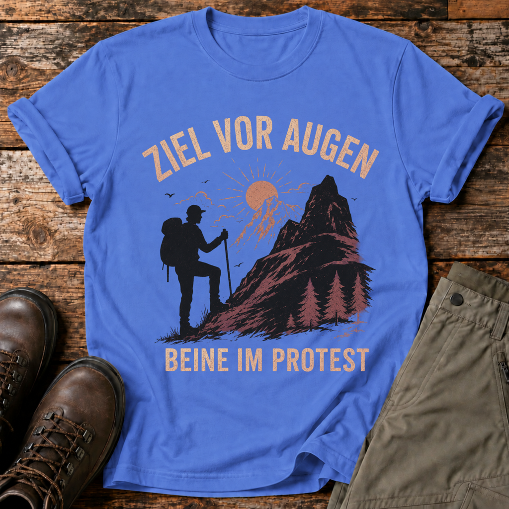 Ziel vor augen beine im protest T-shirt