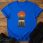 Wald im Schlüsselloch T-Shirt