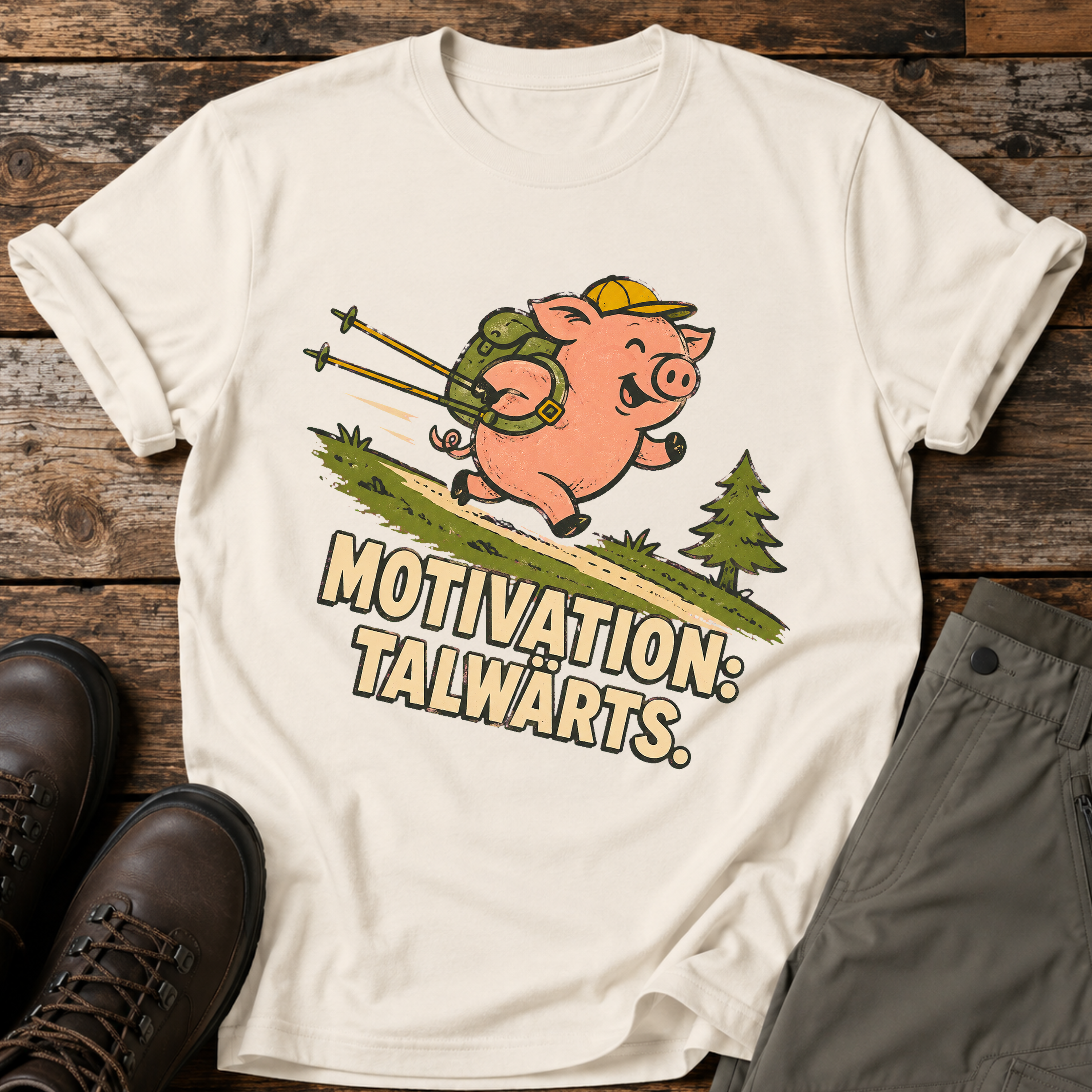 Motivation: Talwärts T-shirt