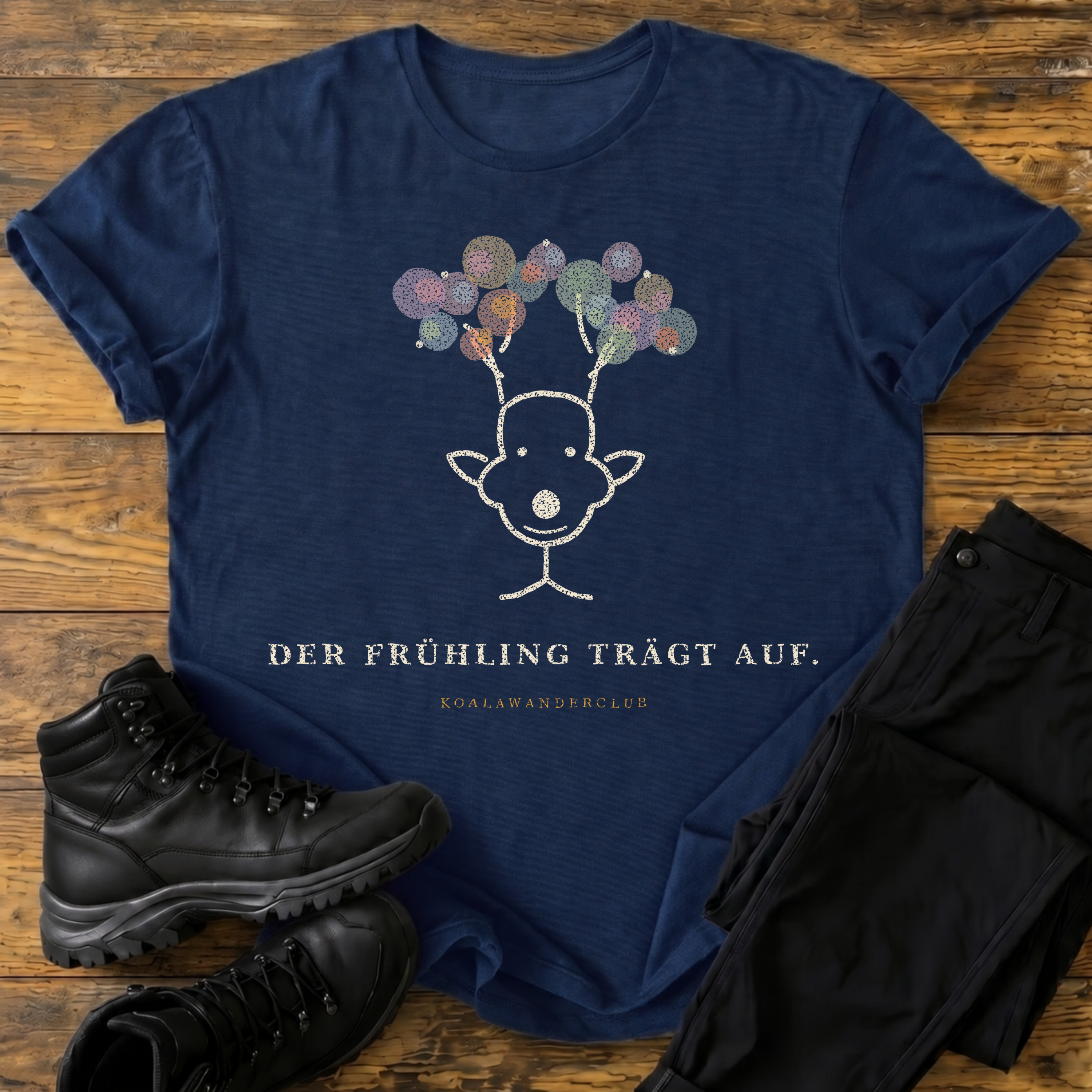 Der Frühling trägt auf T-Shirt