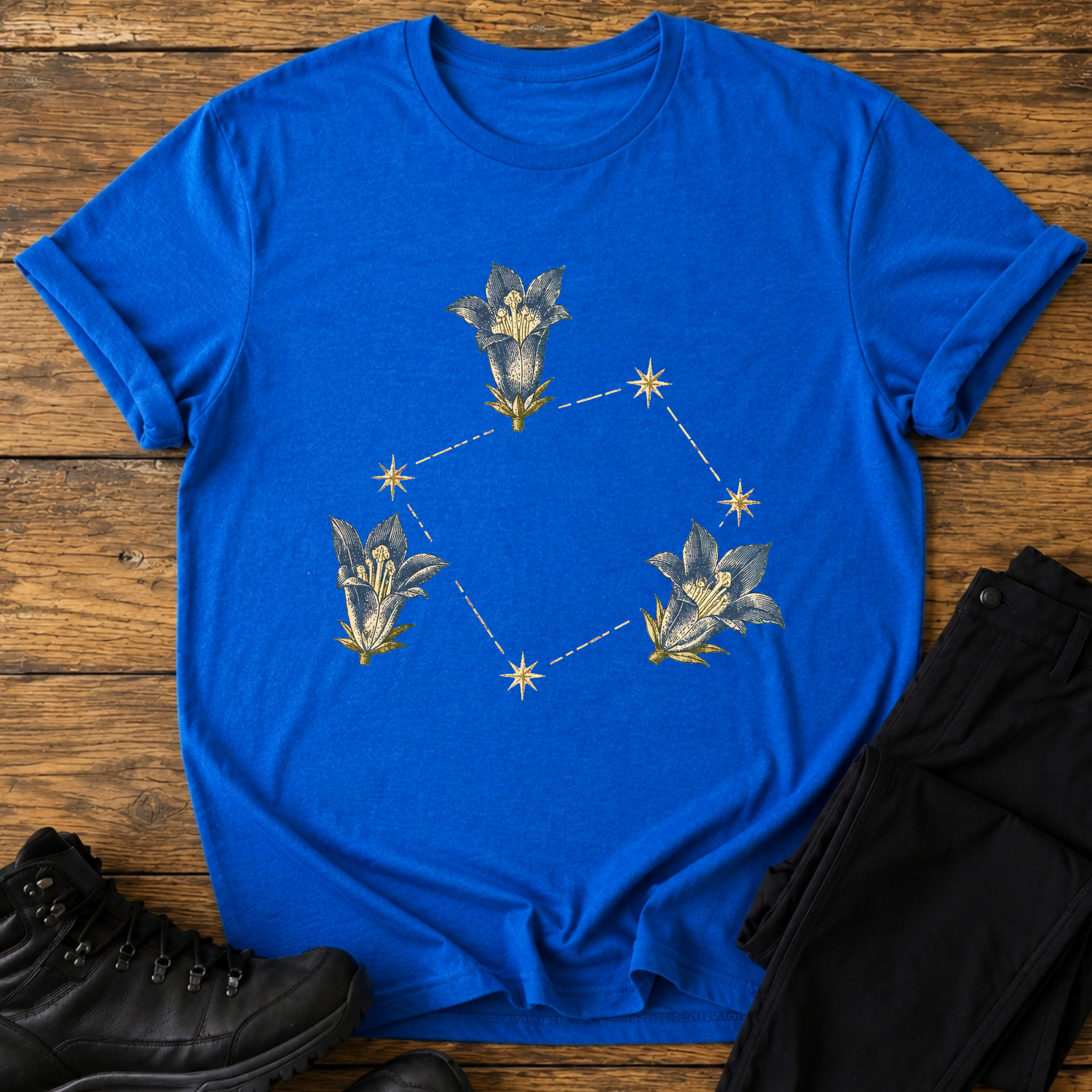 Blumen-Konstellation T-Shirt