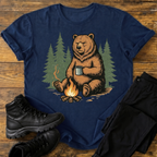 Bär am Lagerfeuer T-Shirt